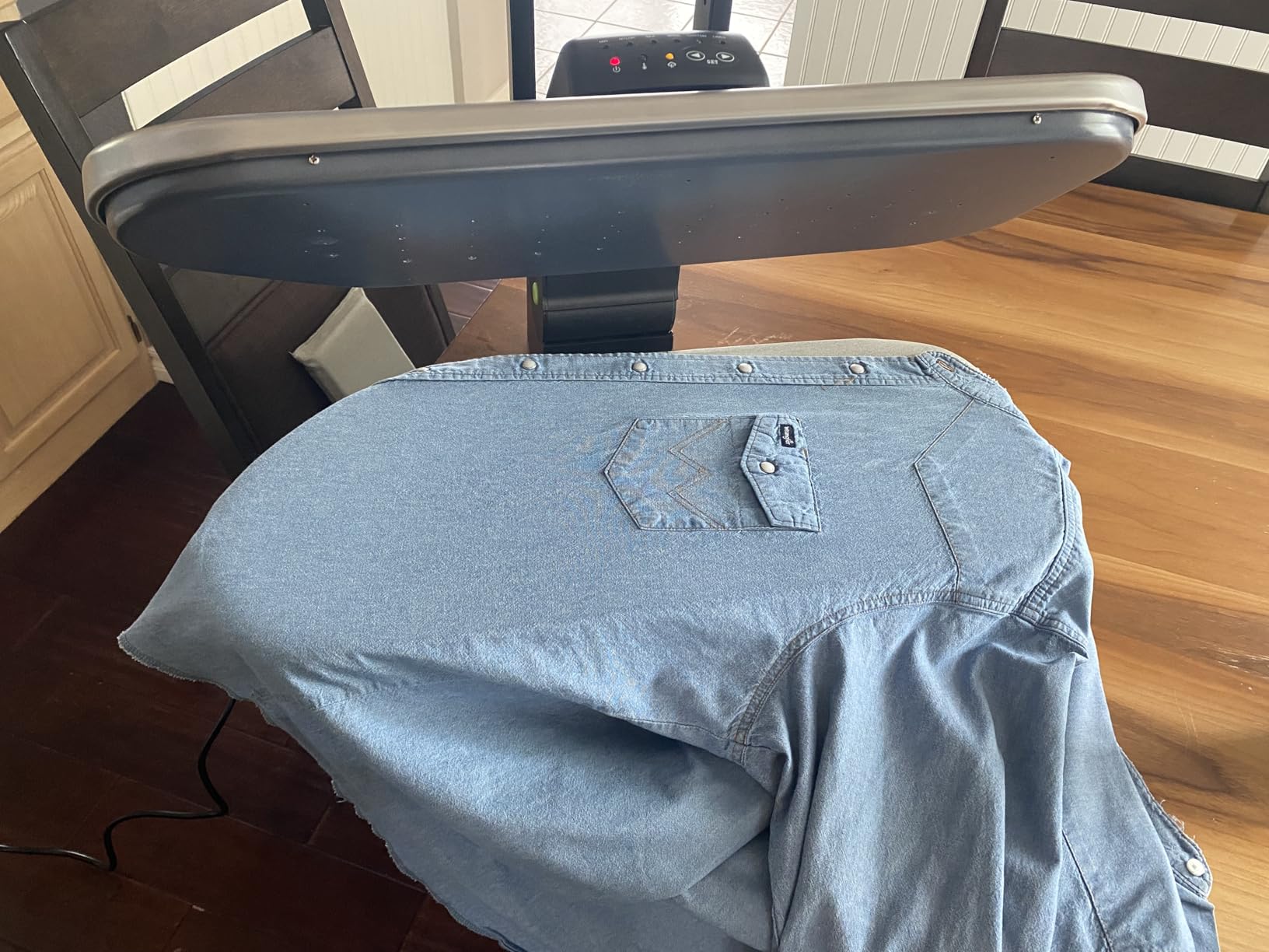 Steamfast SF-680 Digital Steam Press with Multiple Fabric Settings and Steam Burst Function, Stainless/Black customer photo 1