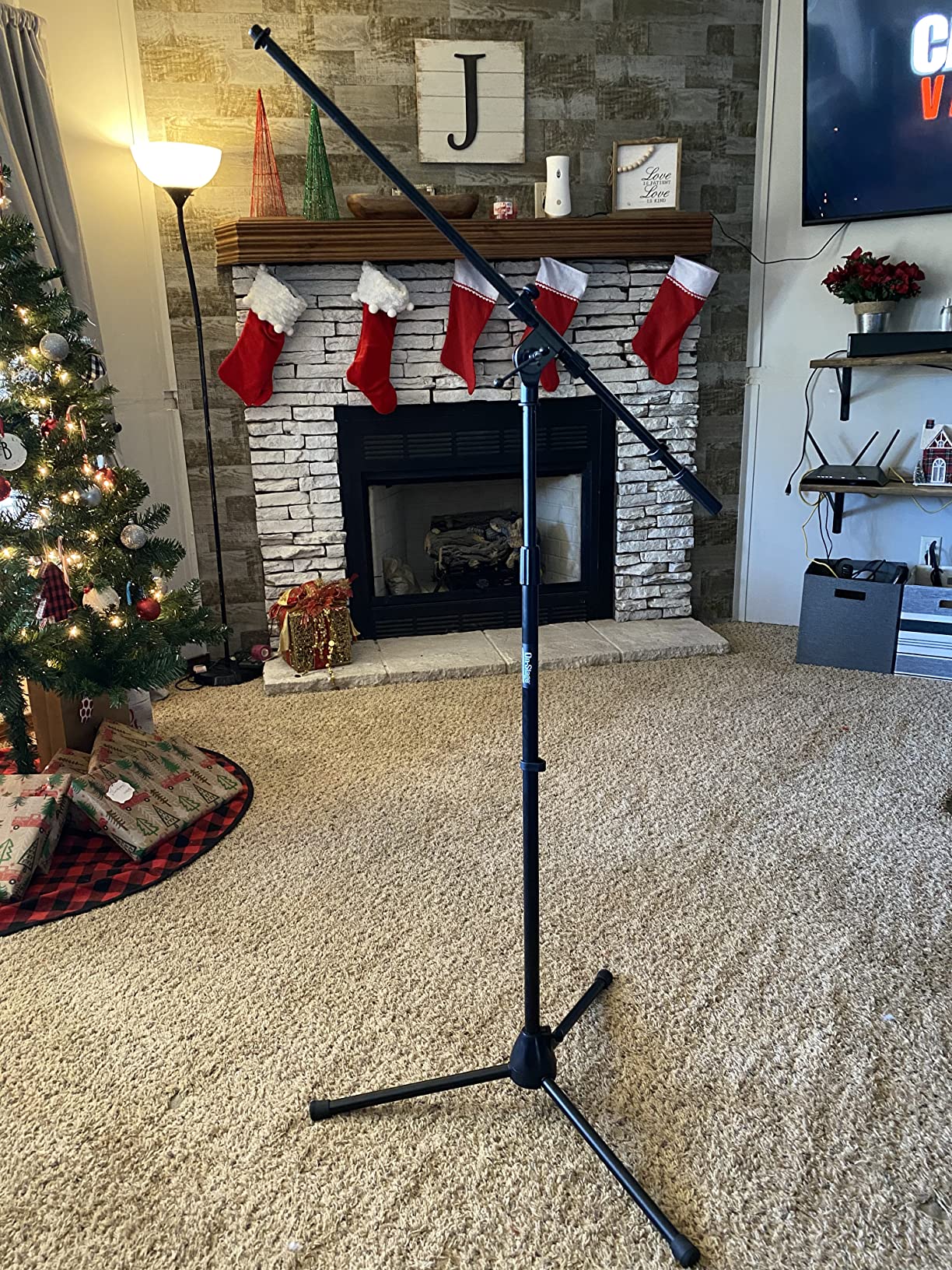 On-Stage MS7701B Euro Boom Mic Stand (For Vocal and Instrument Microphones customer photo 2