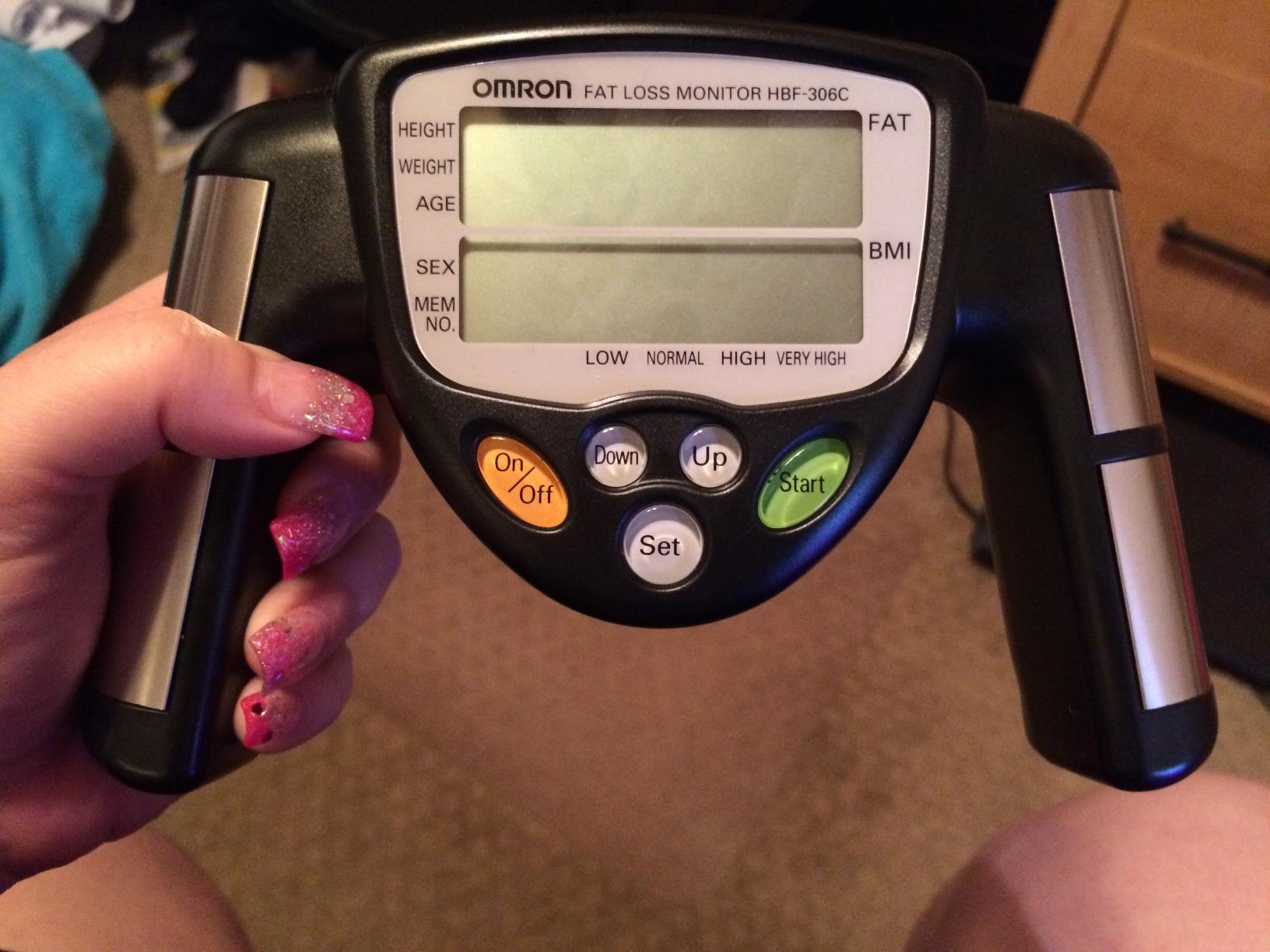 Omron HBF-306C Handheld Body Fat Loss Monitor customer photo 1