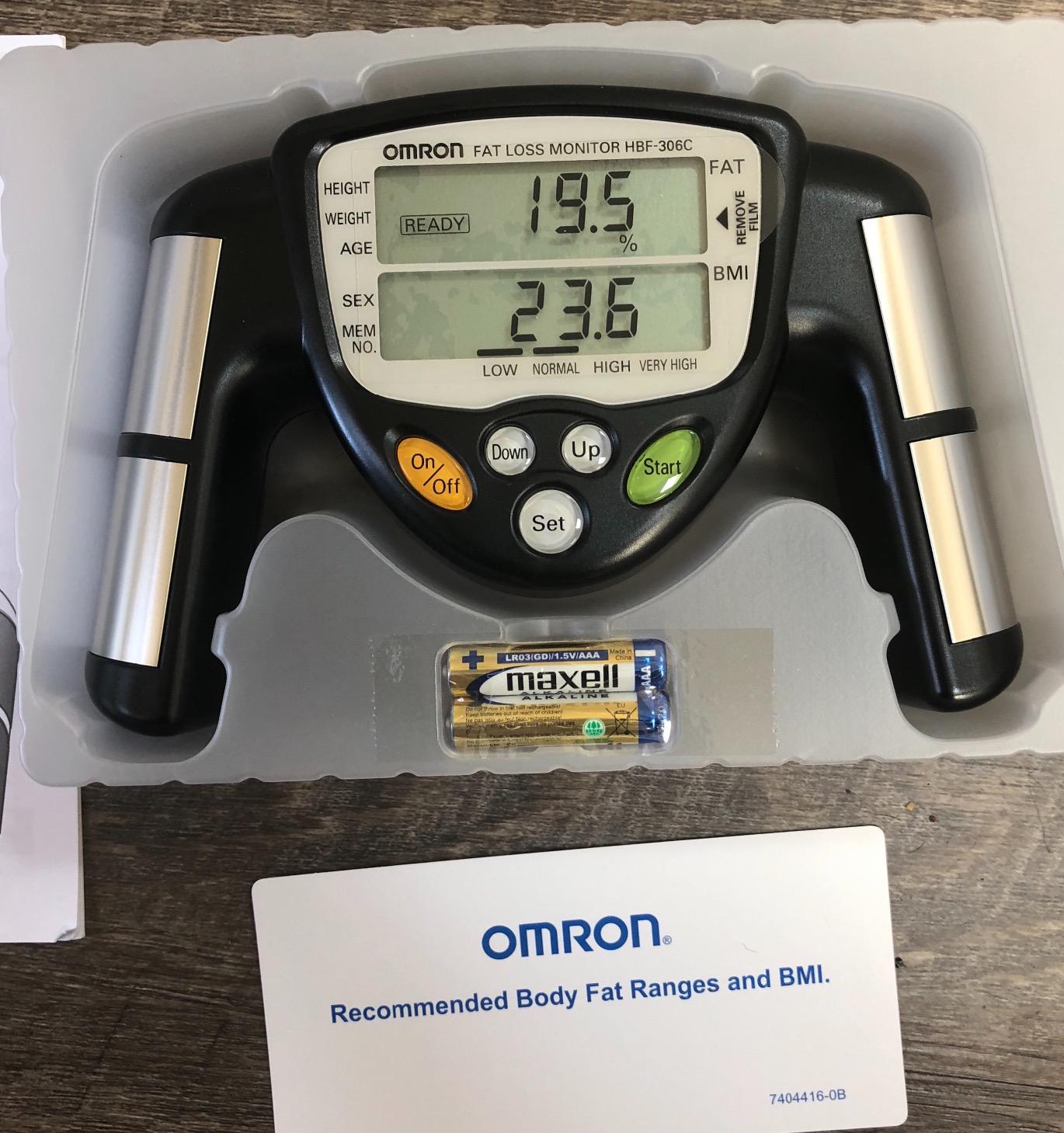 Omron HBF-306C Handheld Body Fat Loss Monitor customer photo 2