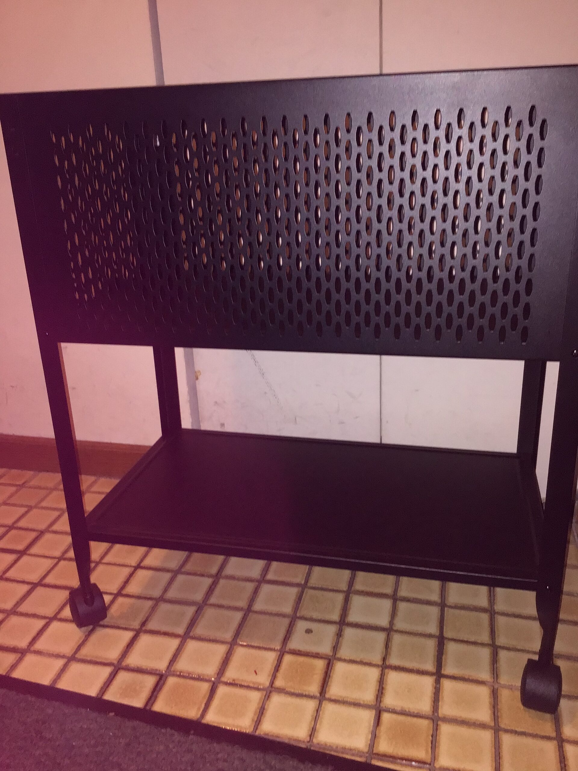 Lorell Mesh Rolling File, 12-1/2 by 25 by 28-1/4-Inch, Black customer photo 2