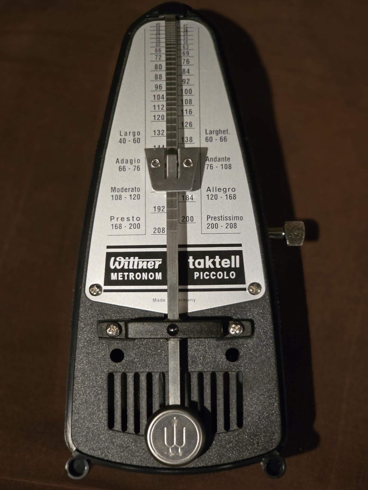 Wittner 836 Taktell Piccolo Metronome - Compact Mechanical Wind-Up in Black customer photo 1
