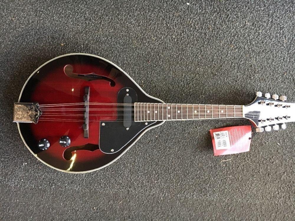Stagg M50E Acoustic-Electric Bluegrass Mandolin with Nato Top - Redburst customer photo 1