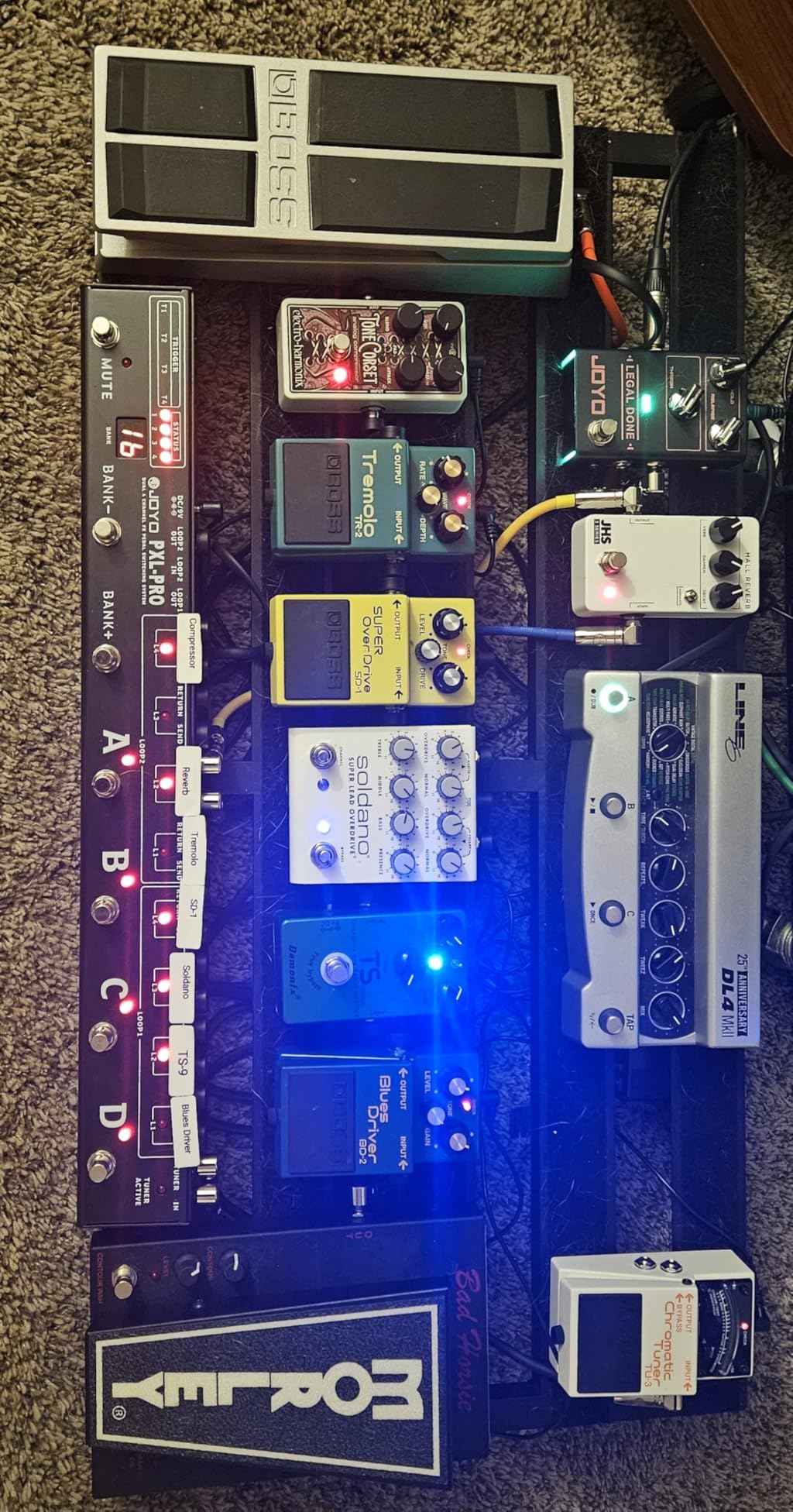 BOSS SD-1 SUPER Overdrive Compact Pedal - Classic Overdrive customer photo 1