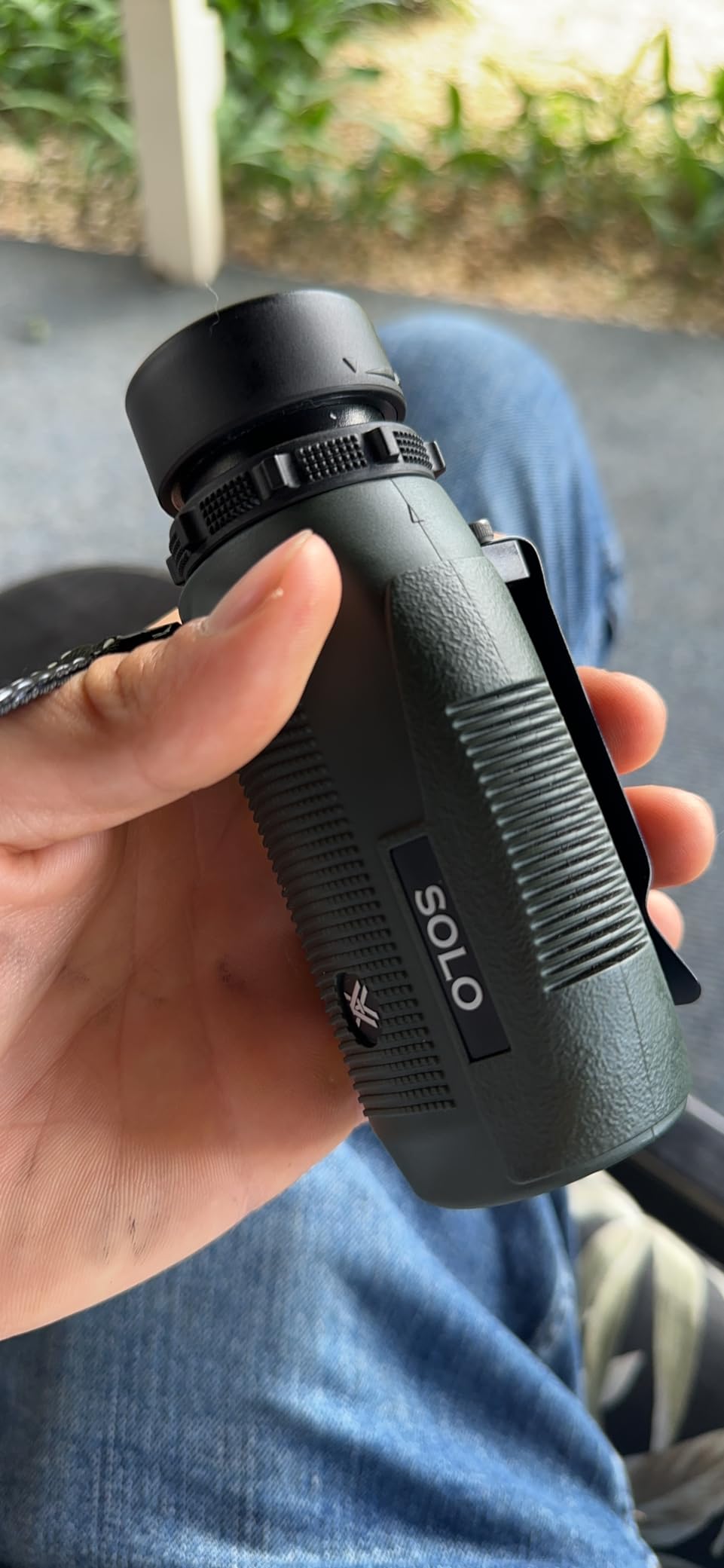 Vortex Optics Solo Monocular 10x36 - Utility Clip, Adjustable Eyecup, Fully Multi-Coated Lenses, Rubber Armor, Non-Slip Grip, Fogproof, Waterproof - Unlimited, Unconditional Warranty customer photo 2