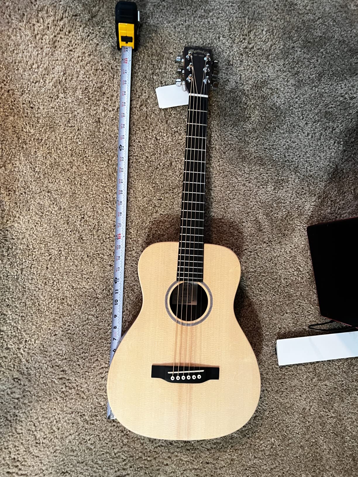 Martin LX1E Little Martin Solid Sitka Spruce/Mahogany HPL Acoustic/Electric w/Gig Bag customer photo 1