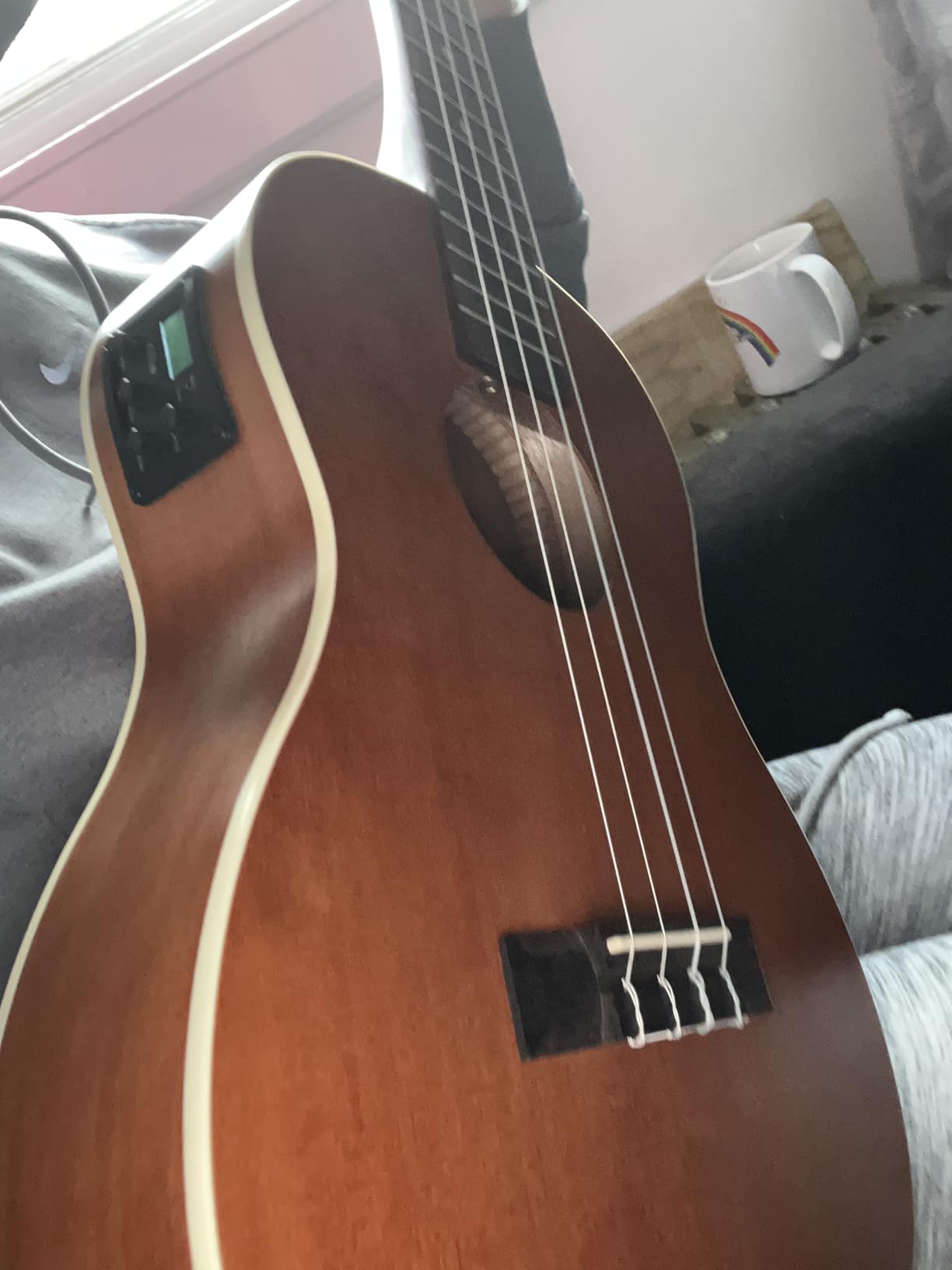 Kala KA-BE Mahogany Baritone Ukulele with EQ customer photo 1