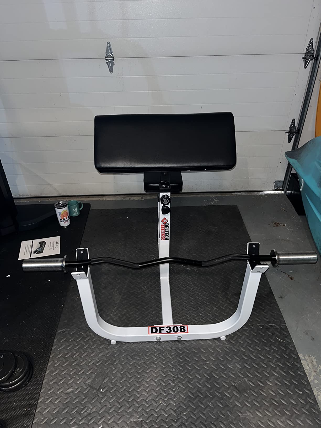 DF308 Preacher Curl Bench by Deltech Fitness customer photo 1