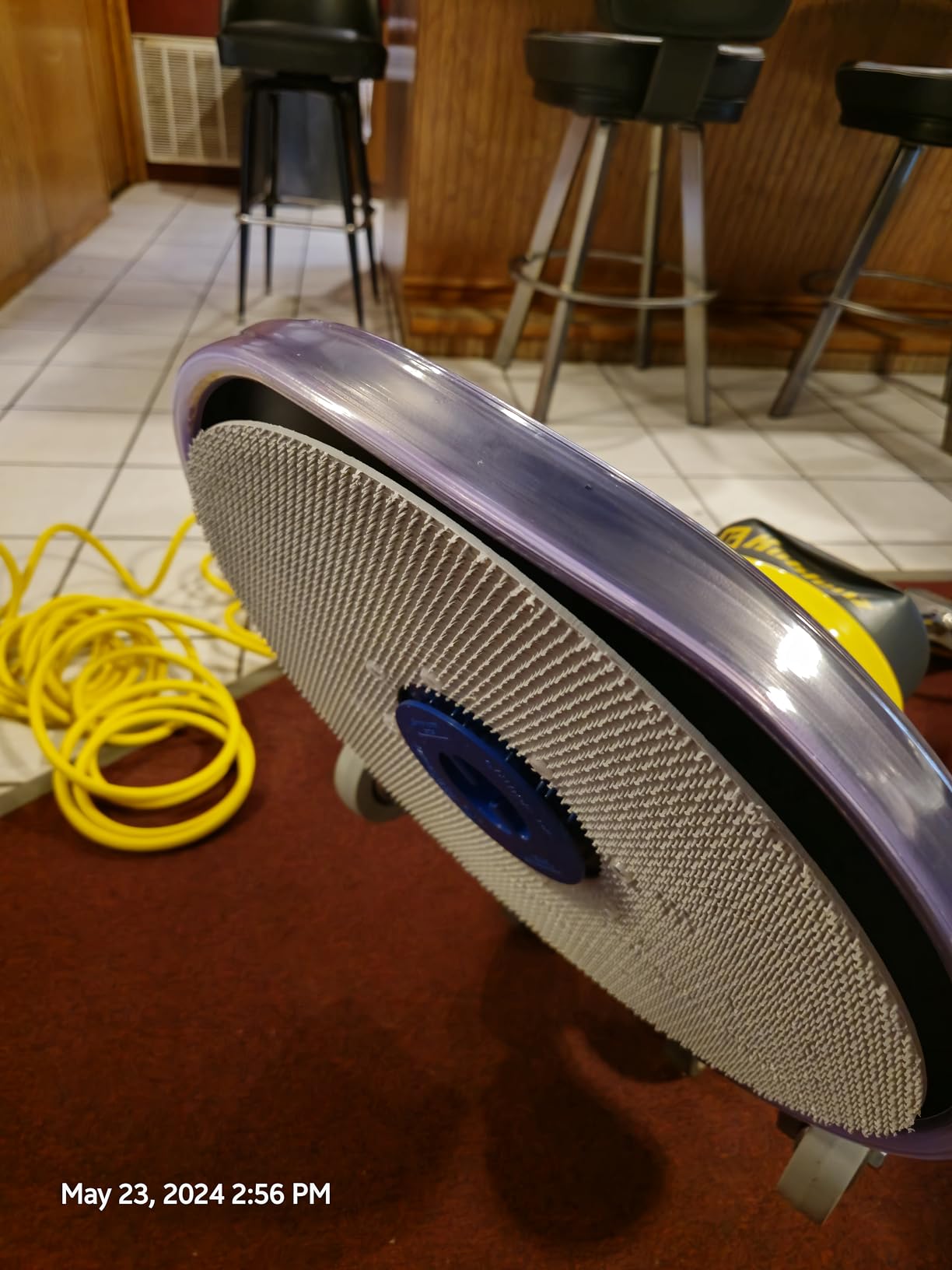 Koblenz B-1500-P High Speed Floor Buffer, 1.5 HP Commercial Burnisher, 20 in Pad, 50 ft Cord, Polishing Machine, Cast Aluminum, Floor Buffer Machine, Non-Marking Wheels customer photo 1