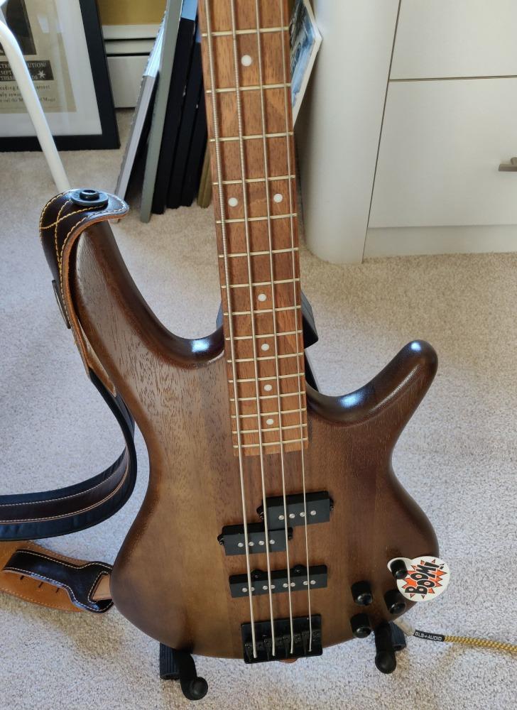 Ibanez Gio GSR200TR Bass Guitar - Transparent Red customer photo 2