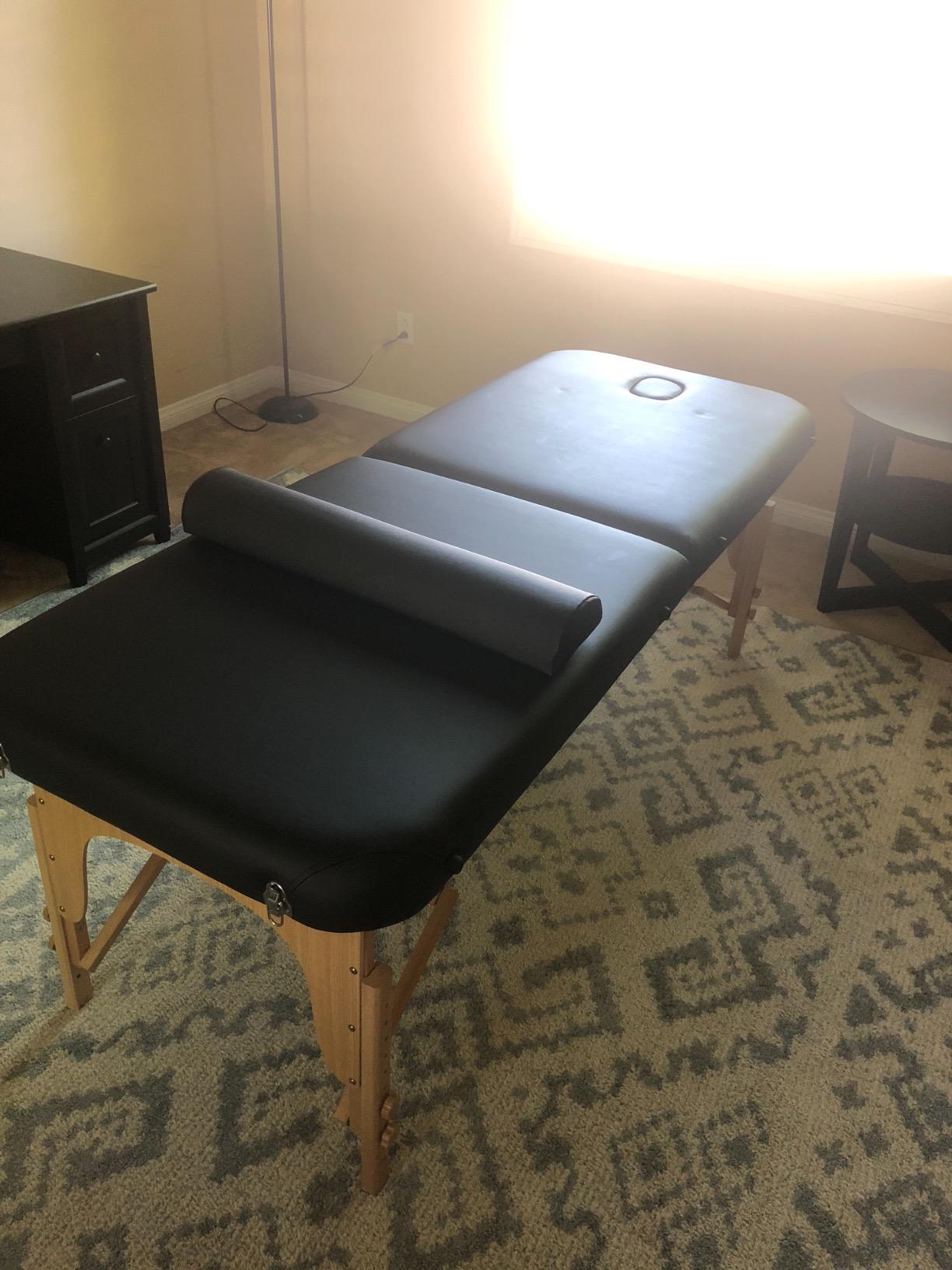 SIERRA COMFORT All-Inclusive Portable Massage Table (Black), SC-901, 27.95