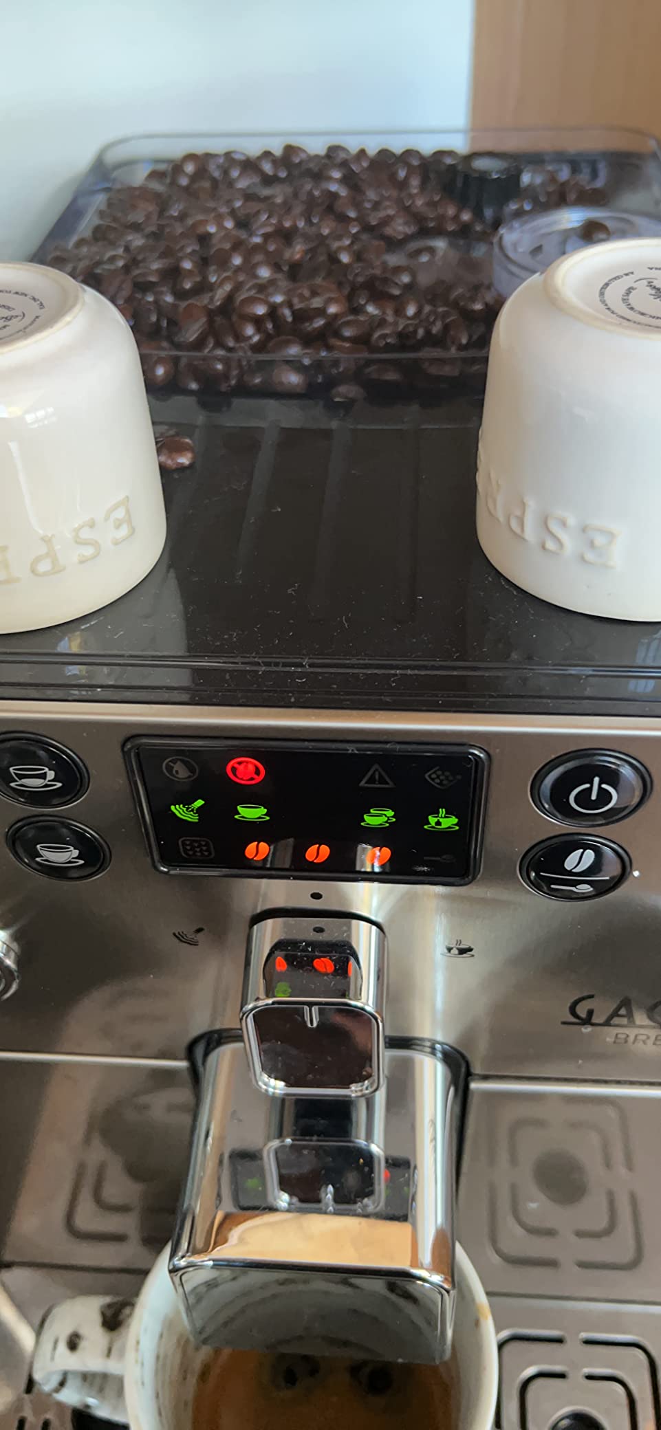 Gaggia Brera Super-Automatic Espresso Machine, Small, 40 fluid ounces, Silver customer photo 2