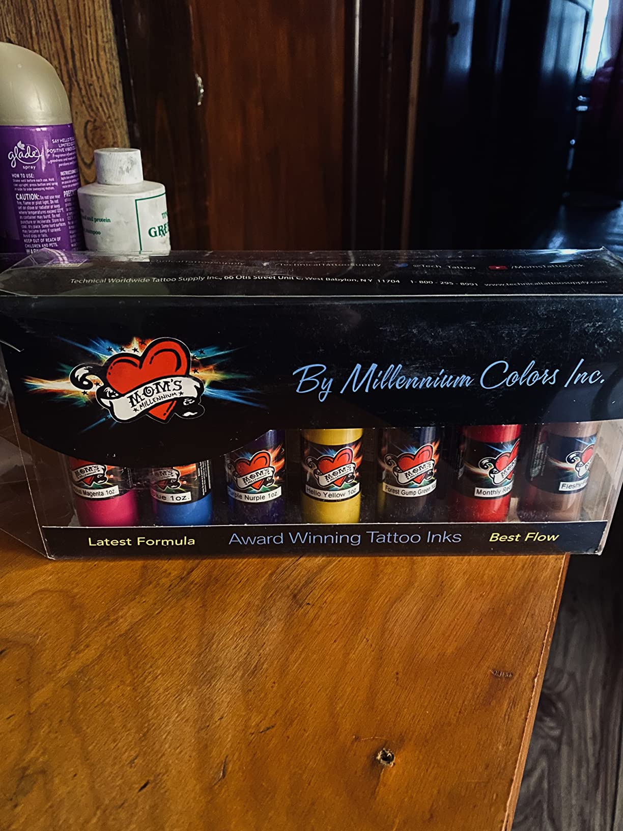 MOM'S Tattoo Ink - 14 Bottle Color Kit #1 - Half Oz. customer photo 1