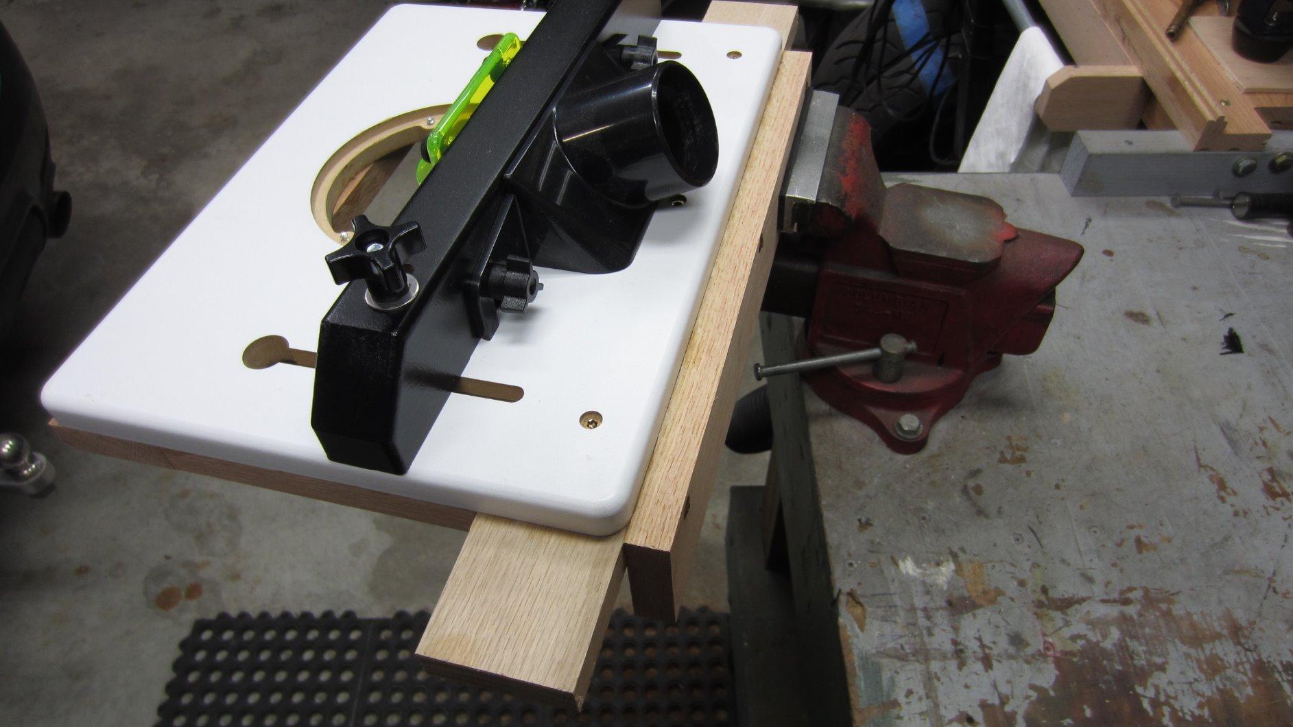 Rockler Trim Router Table - Adjustable Table Router w/Pre-Drilled Holes customer photo 1