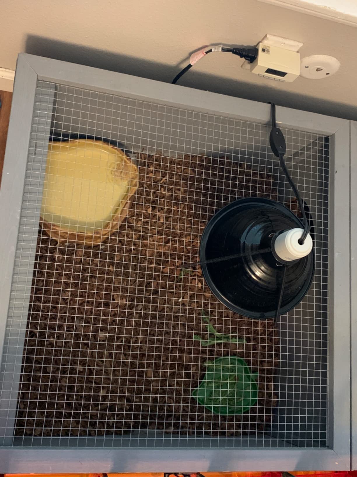 Zilla Pet Reptile Premium Heat Lamp Reflector Dome Fixture, 8.5 Inches customer photo 2