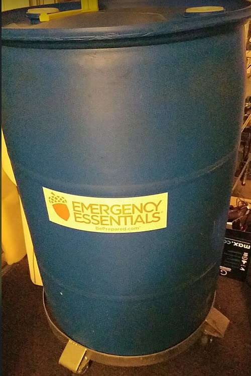 Augason Farms Water Treatment and Storage Kit, 55-Gallon Water Barrel, BPA Free, Liquid Water Treatment Drops, Siphon and Hand Pump customer photo 1