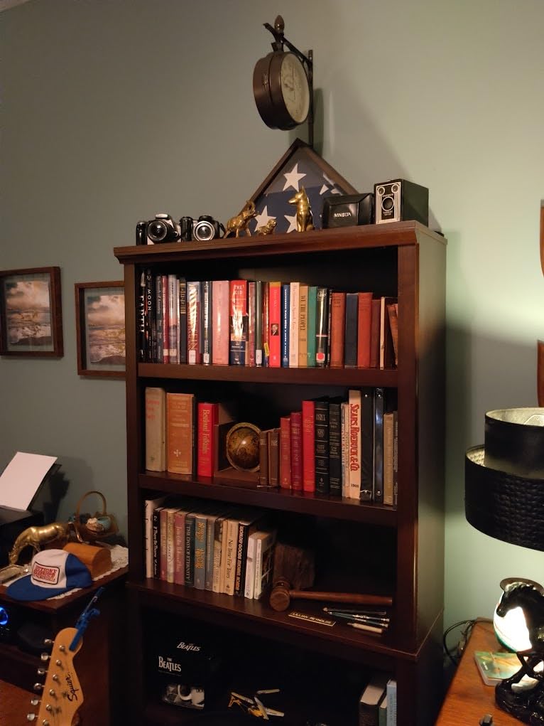 Sauder Miscellaneous Storage 5-Shelf Bookcase/ Book shelf, Select Cherry finish customer photo 1