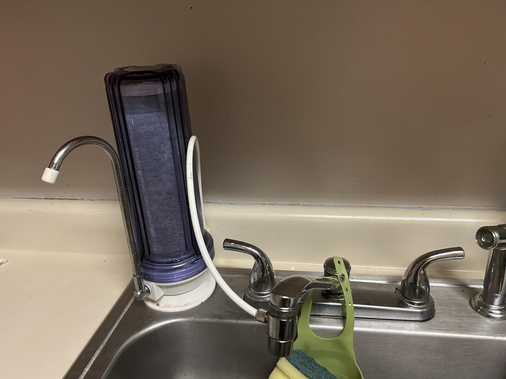 iSpring CKC1C Countertop Drinking Water Filtration System with Carbon Filter, 2.5