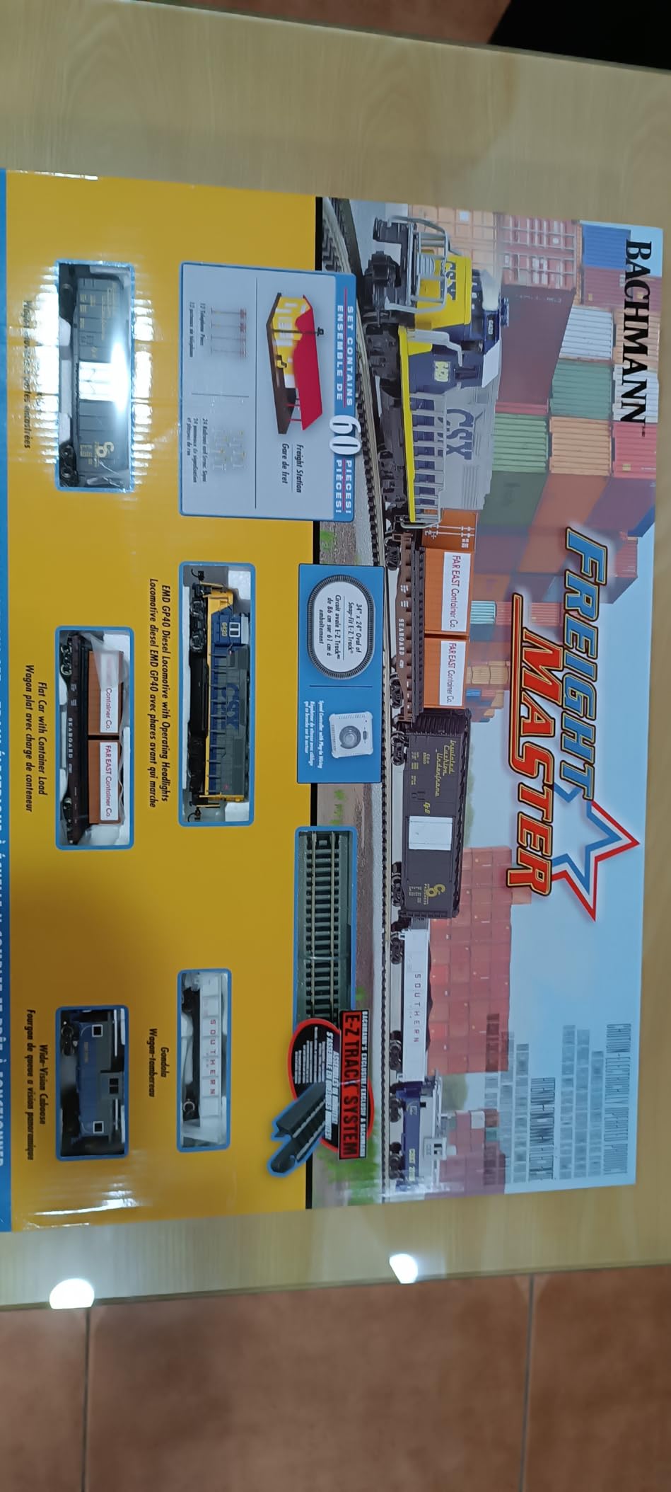 Bachmann Trains - Freightmaster Ready To Run 60 Piece Electric Train Set - N Scale customer photo 1