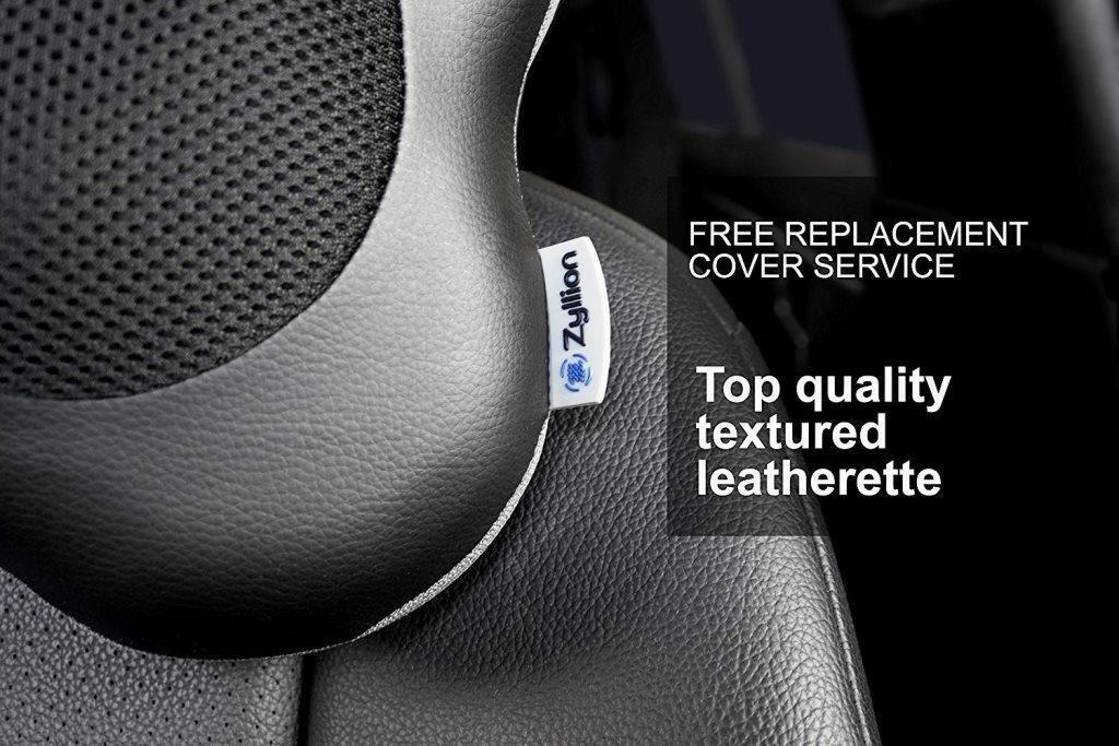 Zyllion Shiatsu Back and Neck Massager with Heat - 3D Electric Kneading Deep Tissue Massage Pillow for Muscle Pain Relief, Black, ZMA-13 customer photo 1