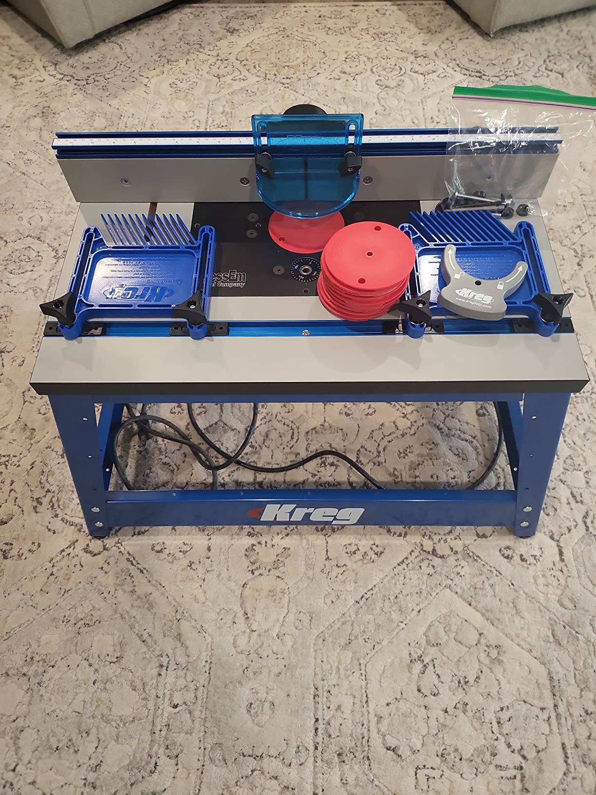 Kreg PRS2100 Bench Top Router Table - Full Size Portable Router Table customer photo 1
