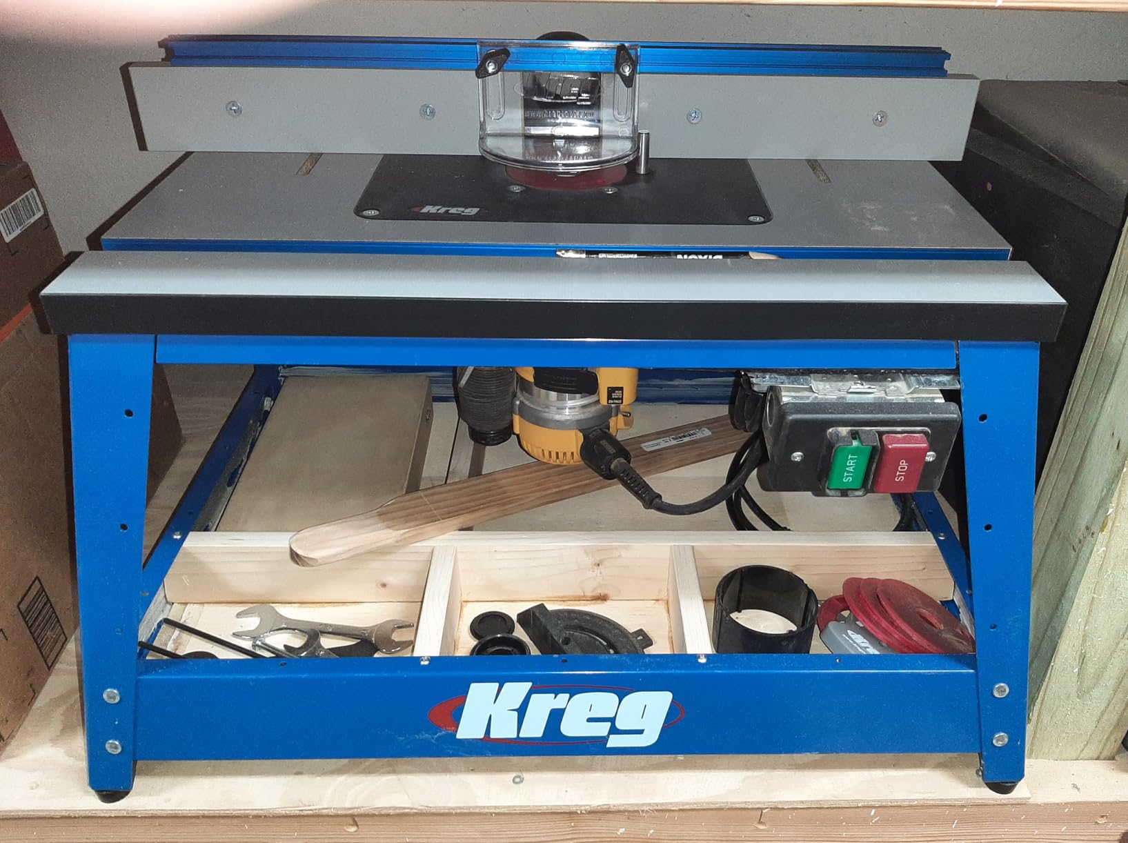 Kreg PRS2100 Bench Top Router Table - Full Size Portable Router Table customer photo 2