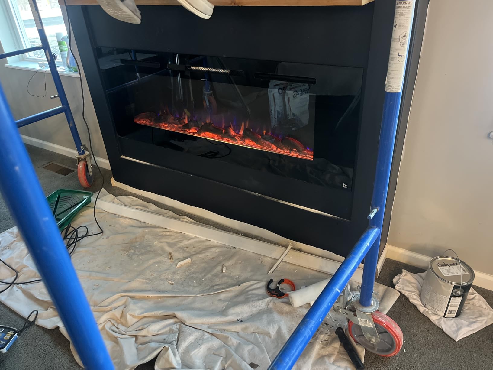 Touchstone Smart Electric Fireplace - The Sideline 50