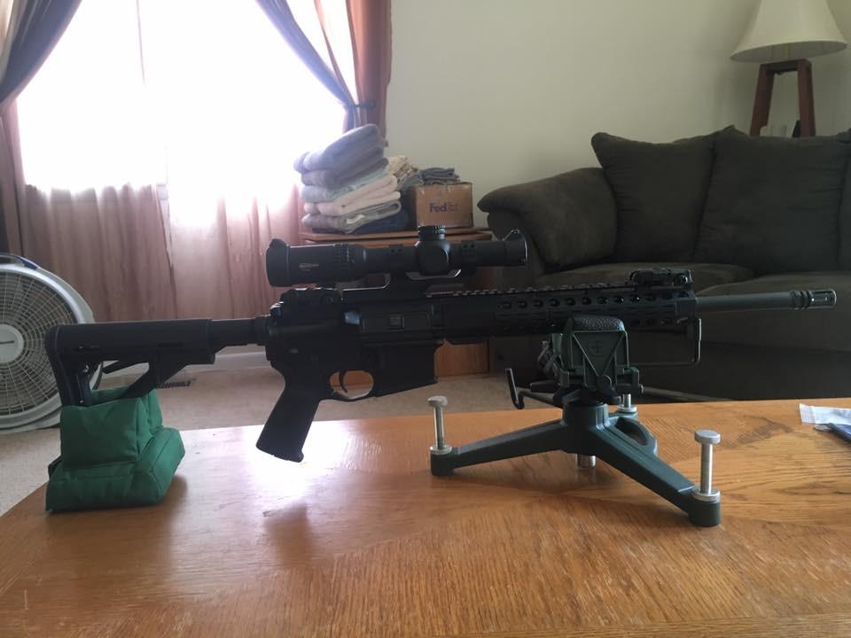 Caldwell The Rock Front Shooting Rest with Adjustable Elevation, Recoil Reducing, Interchangeable Feet, for Range, Hunting, Shooting customer photo 1