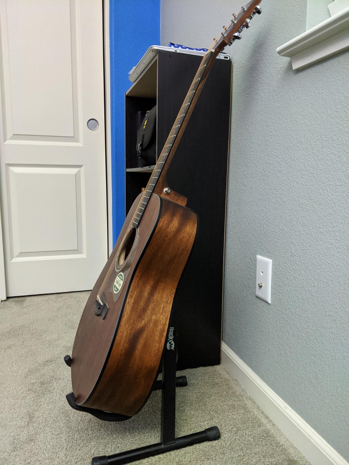 Ibanez Artwood Dreadnought Acoustic Guitar-Open Pore Natural customer photo 2