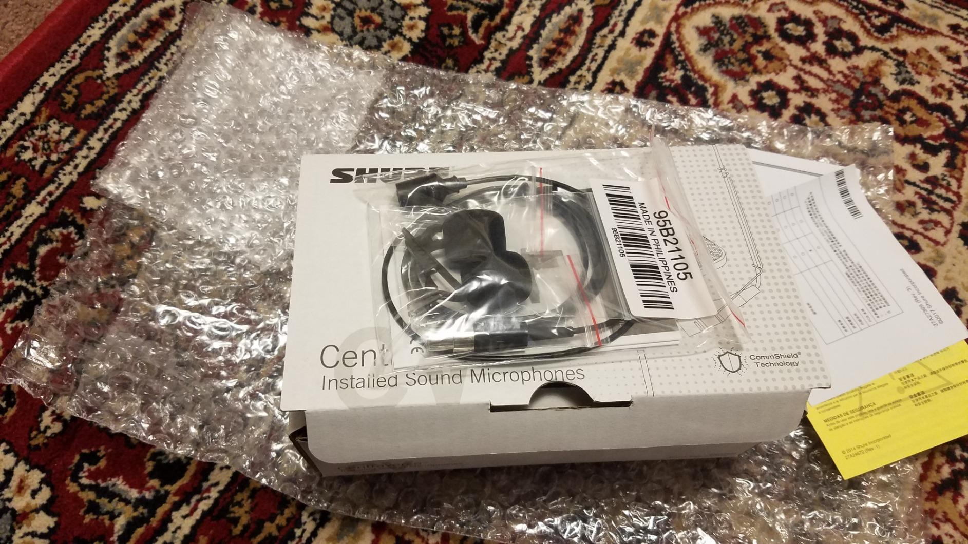 Shure Centraverse Lavalier Microphone, Black, Cardioid Condenser Mini Lav Mic, Clip-On for Hands-Free Use, TA4F Connector, Wireless Bodypacks (CVL-B/C-TQG) customer photo 2