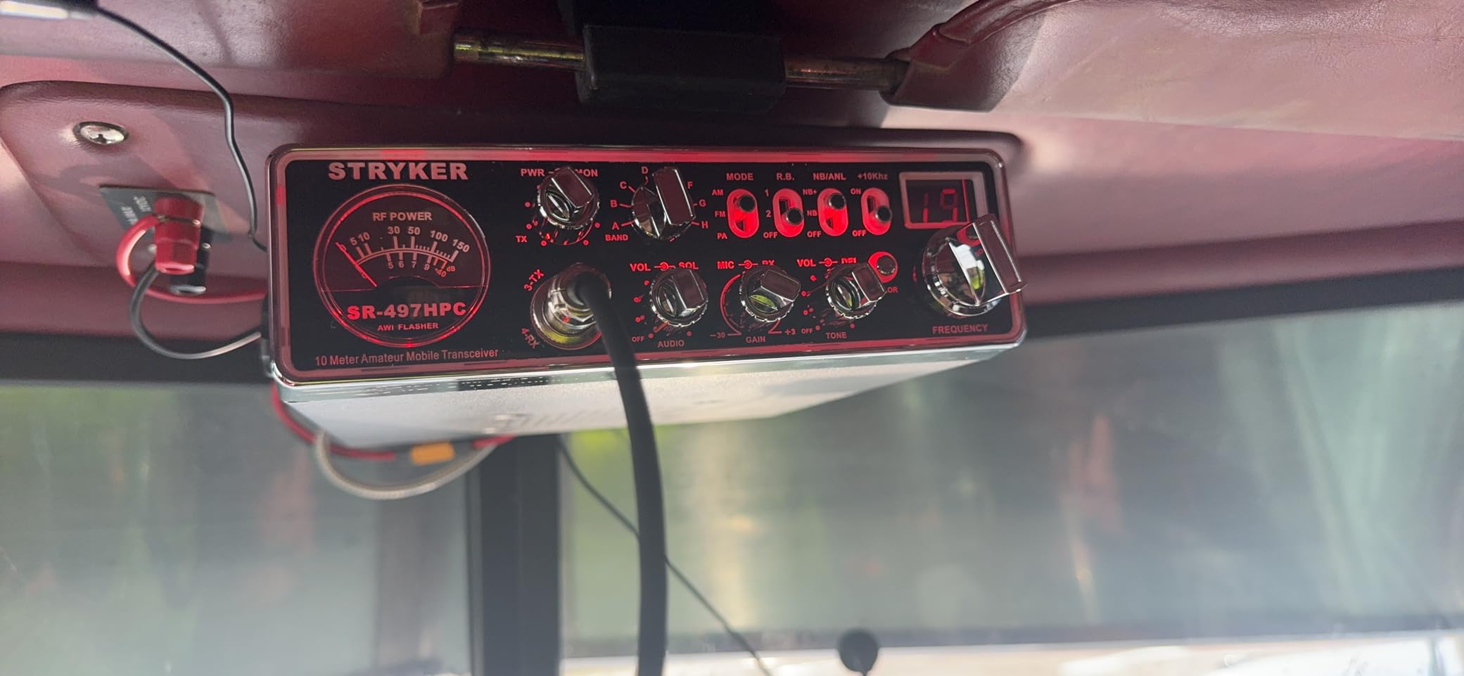 Stryker SR-497HPC 10 Meter Radio, High Power 100+ Watts PEP Power Output, Brilliant 12 Color Black Light Front Panel, Up-Armored Receiver, Variable Talk Back Control, Two Different Roger Beeps customer photo 1