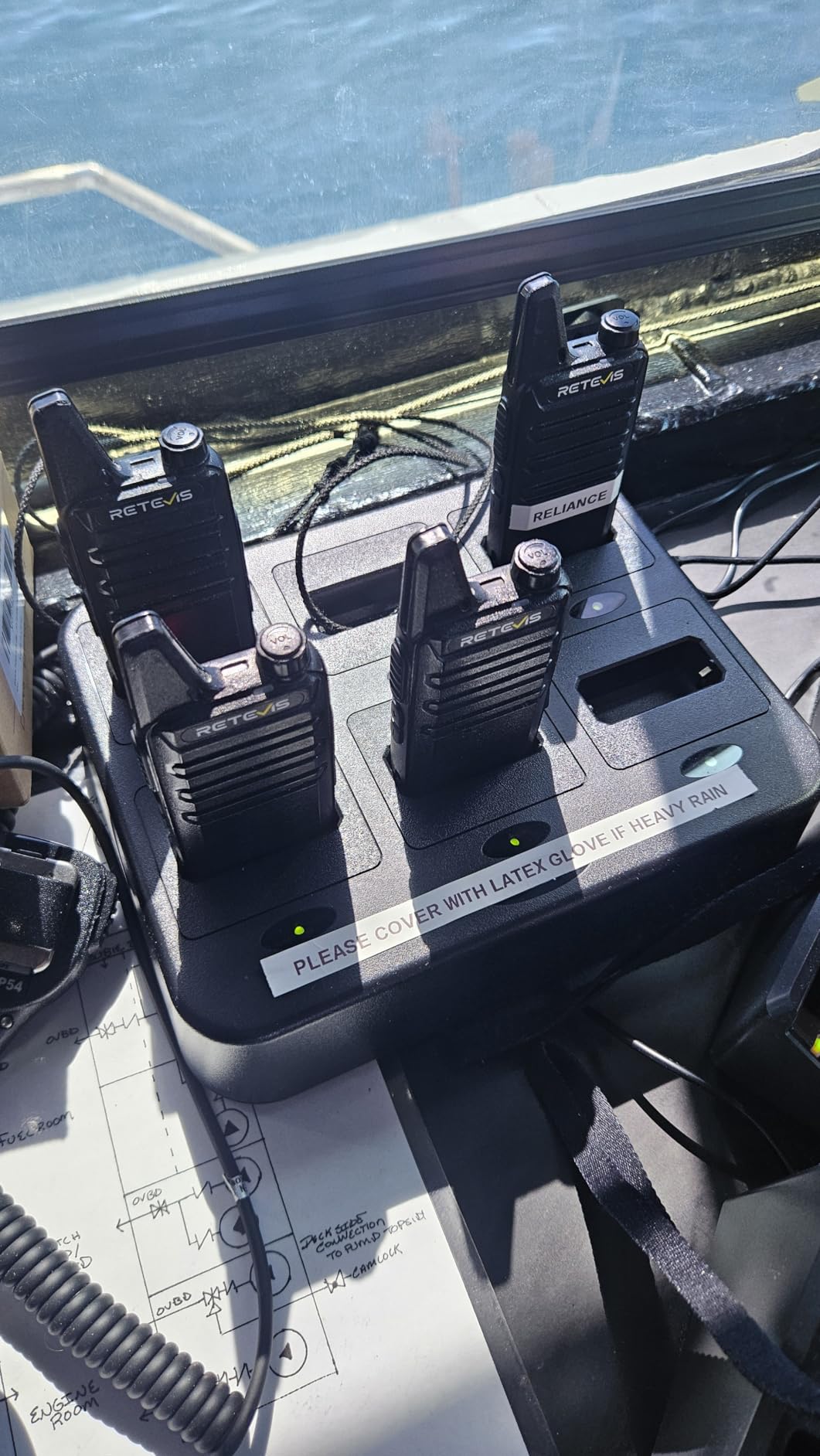 Retevis RT22 Walkie Talkies Rechargeable Hands Free 2 Way Radios Two-Way Radio(6 Pack) with 6 Way Multi Gang Charger customer photo 1