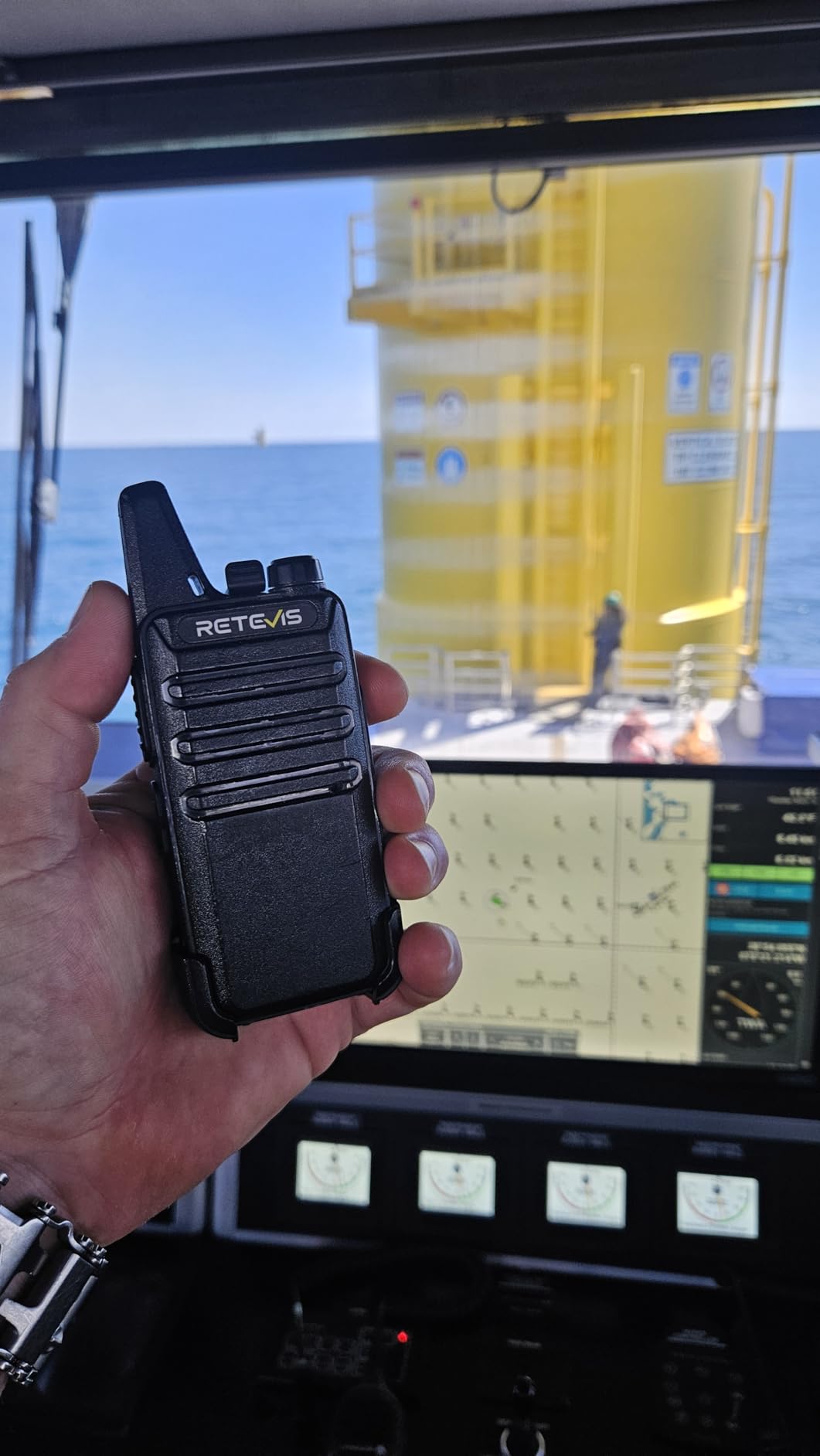 Retevis RT22 Walkie Talkies Rechargeable Hands Free 2 Way Radios Two-Way Radio(6 Pack) with 6 Way Multi Gang Charger customer photo 2