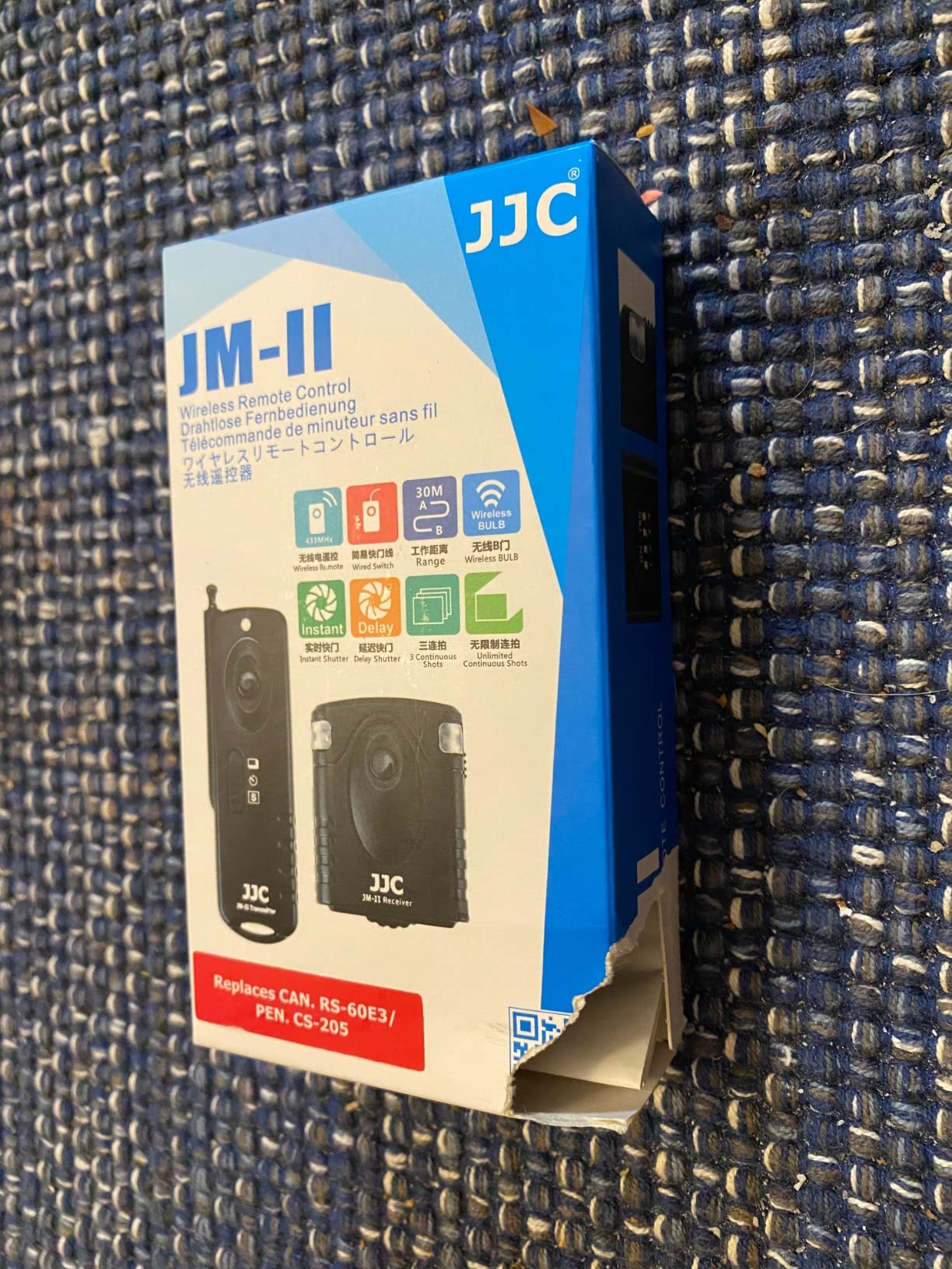 JJC Radio Wireless Remote Control Shutter Release for Canon EOS Rebel T7 T6 T5 EOS R6 R7 R8 R10 customer photo 1