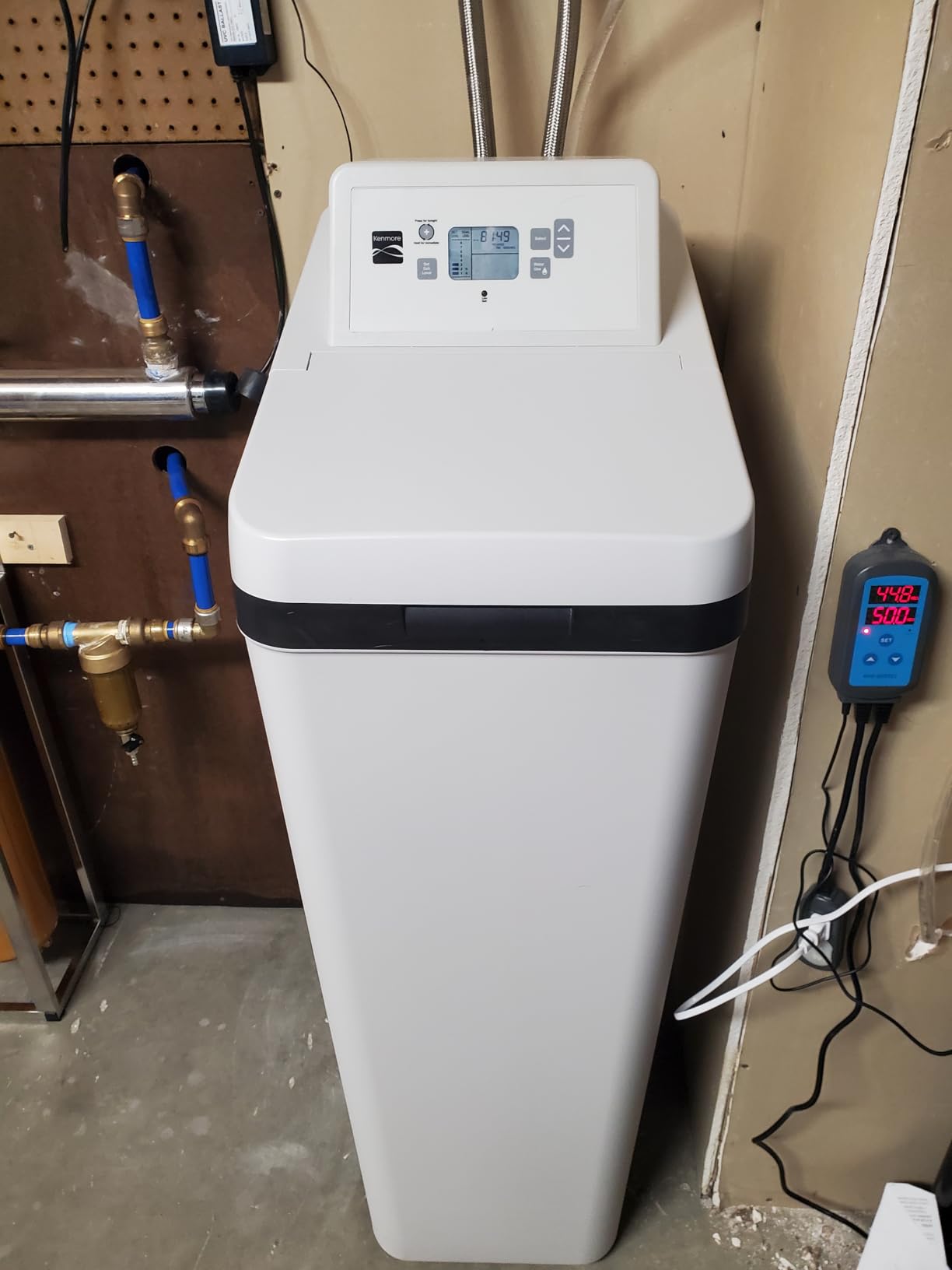 Kenmore 420 Water Softener System - 40,000 Grain Capacity with Salt Saving Technology - Whole Home Hard Water & Iron Reduction - Compact, Easy Install customer photo 1