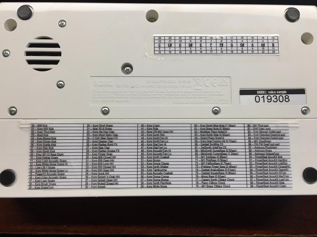 Korg VOLCASAMPLE Playback Rhythm Machine customer photo 1