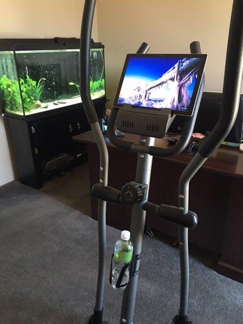 Marcy Magnetic Elliptical Trainer Cardio Workout Machine customer photo 2