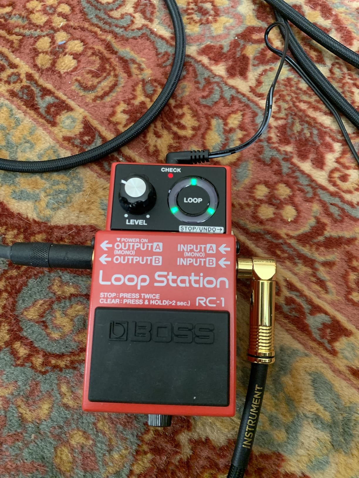 BOSS RC-1 Loop Station Pedal | Industry Standard Simple Looper for Guitar, Bass, Keyboards & More | 24-Segment LED Indicator | 12 Minutes of Record Time | Record, Playback, Overdub, Undo & Redo Loops customer photo 1