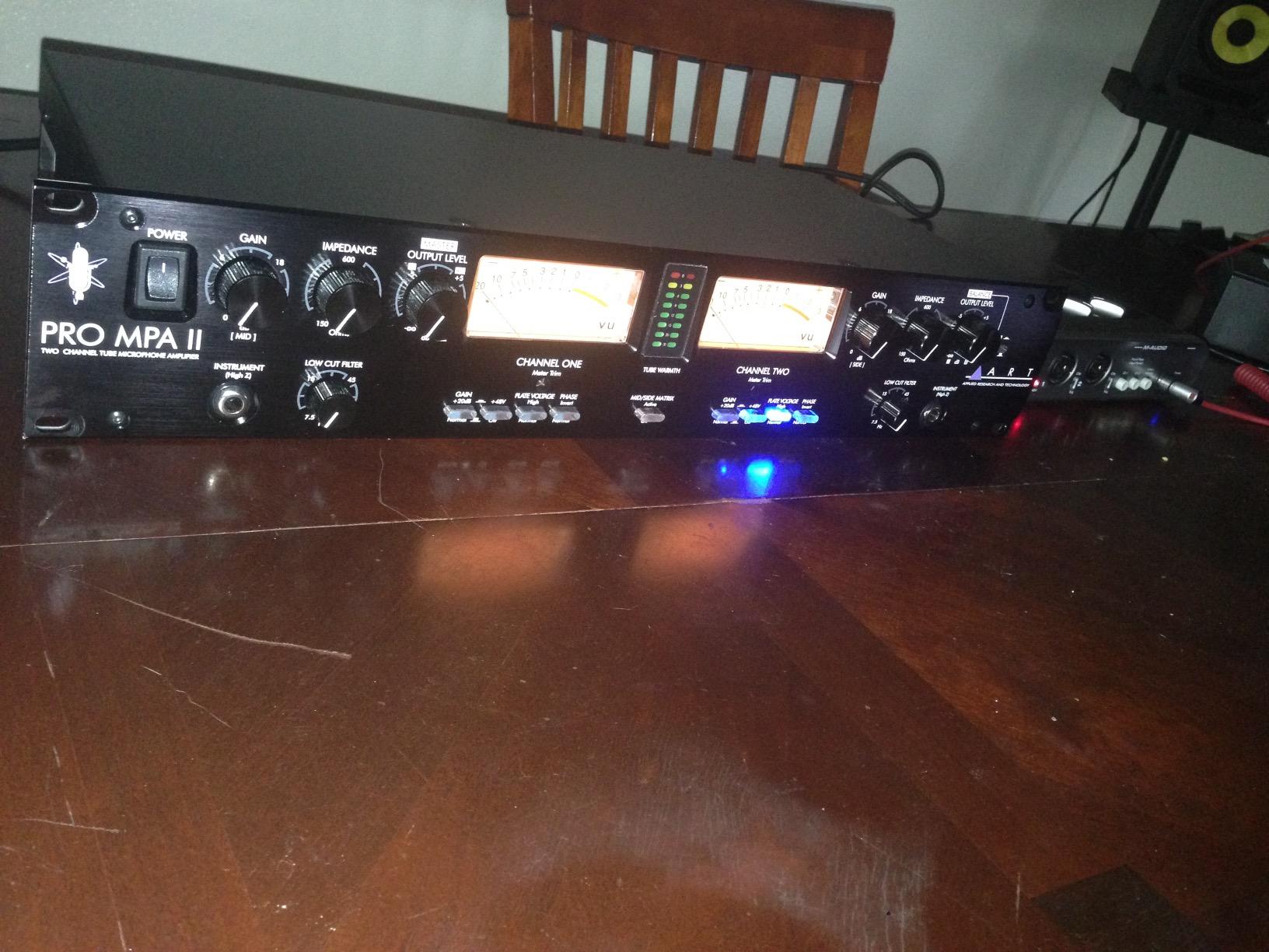 ART ProMPAII Two Channel Discrete Class A Microphone Preamp customer photo 2