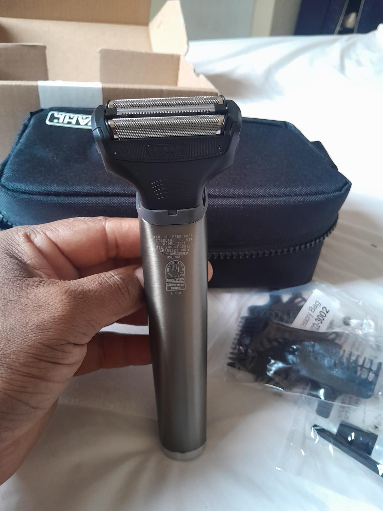 WAHL USA Stainless Steel Lithium Ion 2.0+ Slate Beard Trimmer for Men - Electric Shaver, Nose Ear Trimmer, Rechargeable All in One Men's Grooming Kit - Model 9864 customer photo 2