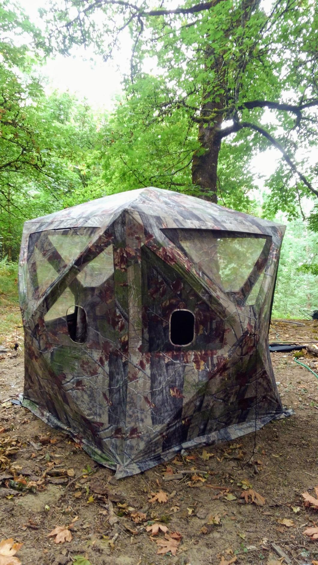 Barronett Big Cat Ground Hunting Blind, 3 Person Pop Up Portable, Backwoods Camo customer photo 2
