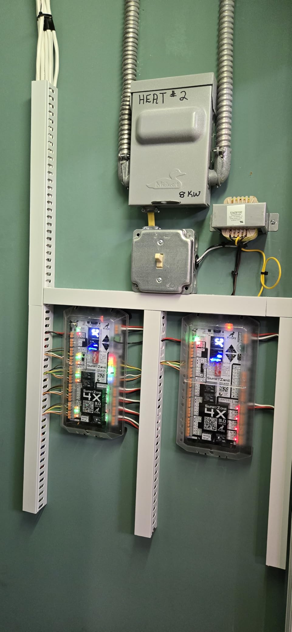 SmartZone-4X Control - 4 zone controller KIT w/Temp sensor - Universal Replacement for honeywell zoning panel truezone hz432 & more customer photo 1