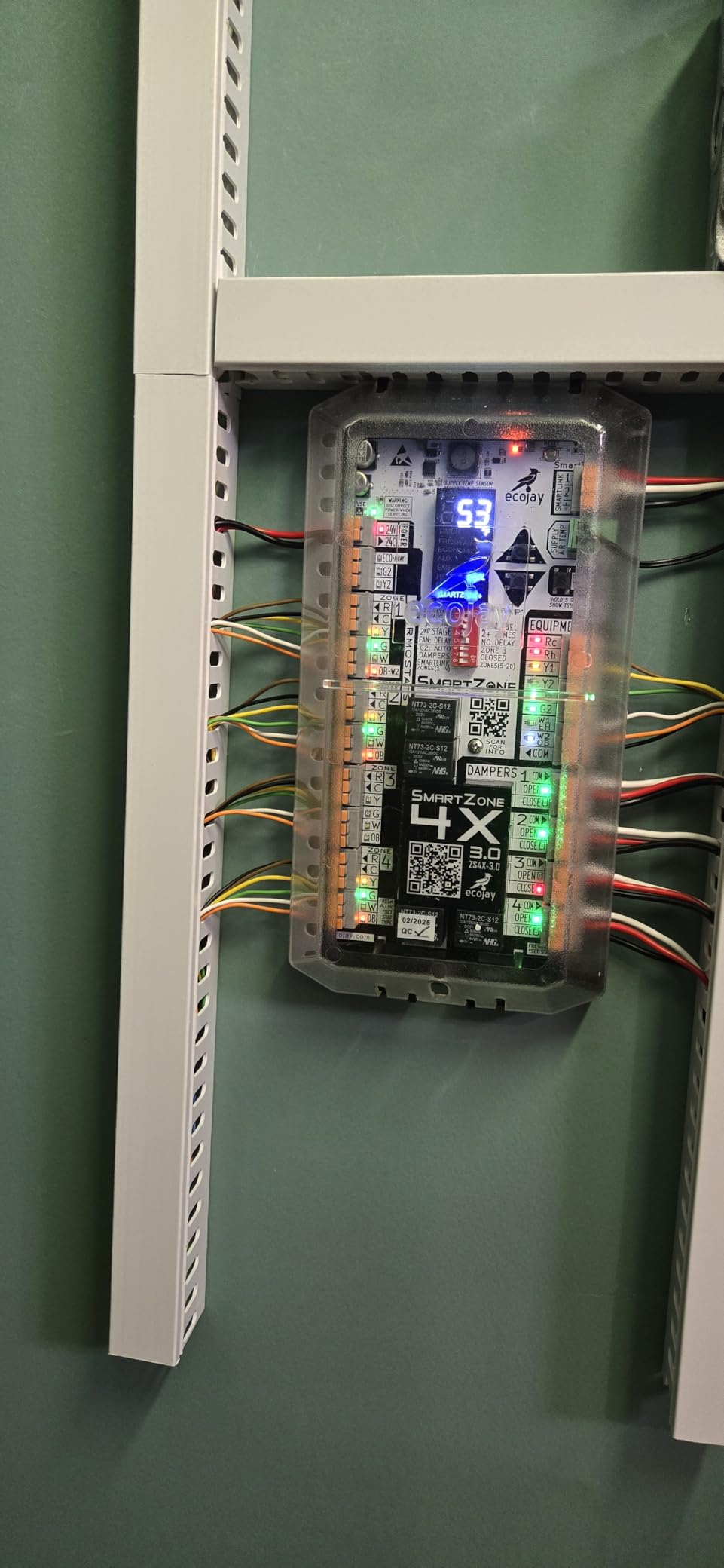 SmartZone-4X Control - 4 zone controller KIT w/Temp sensor - Universal Replacement for honeywell zoning panel truezone hz432 & more customer photo 2