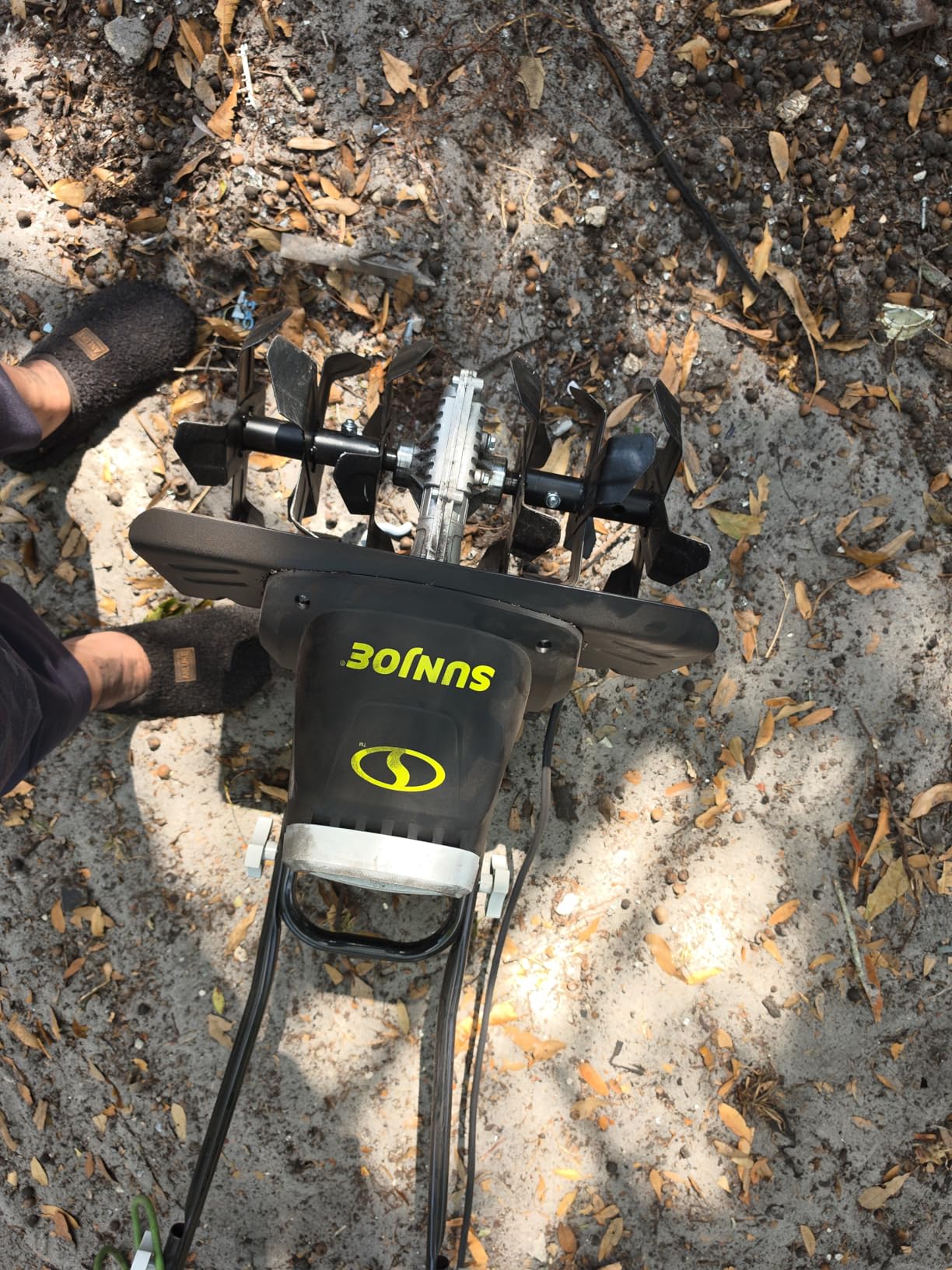 Sun Joe Corded Electric Garden Tiller & Cultivator with Steel Tines, 16 Inch, 12-Amp Motor - Heavy-Duty Tilling Machine for Lawn, Yard, and Gardening Care, TJ603E customer photo 2