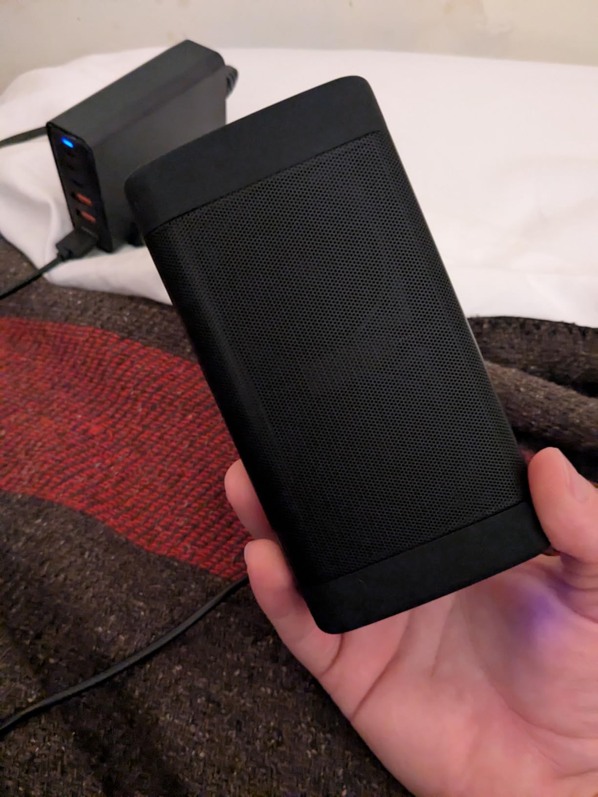 OontZ Angle 3 (4th Gen) - Portable Bluetooth Speaker, 12W Stereo Sound, 24 Hour Playtime, Rich Bass, 100 Foot Wireless Range, Waterproof, Home, Outdoor, Travel, Great Gift (Black) customer photo 1