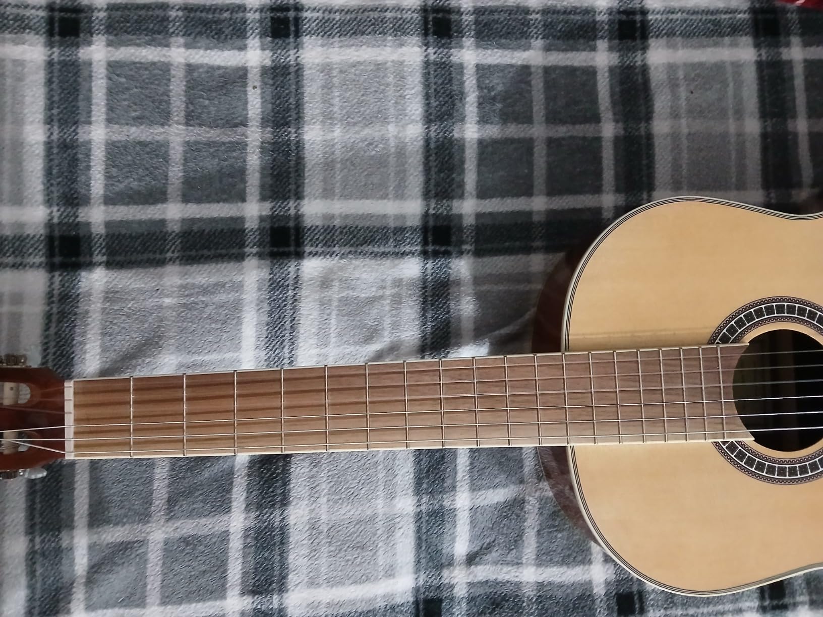 Classical Guitar 4/4, Full Size 39 Inch Wooden Guitar with Soft Nylon Strings by Hola! Music customer photo 2