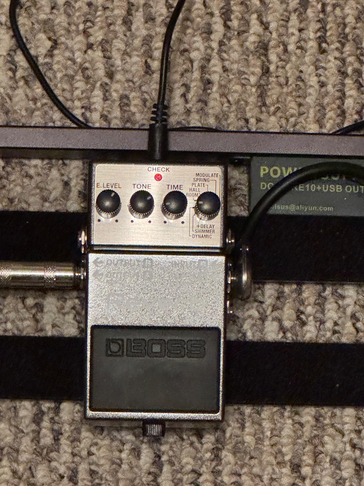 BOSS RV-6 Reverb Guitar Pedal customer photo 1