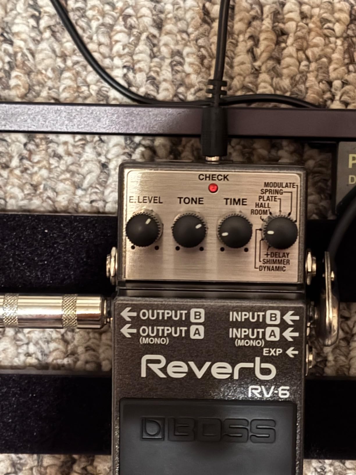 BOSS RV-6 Reverb Guitar Pedal customer photo 2