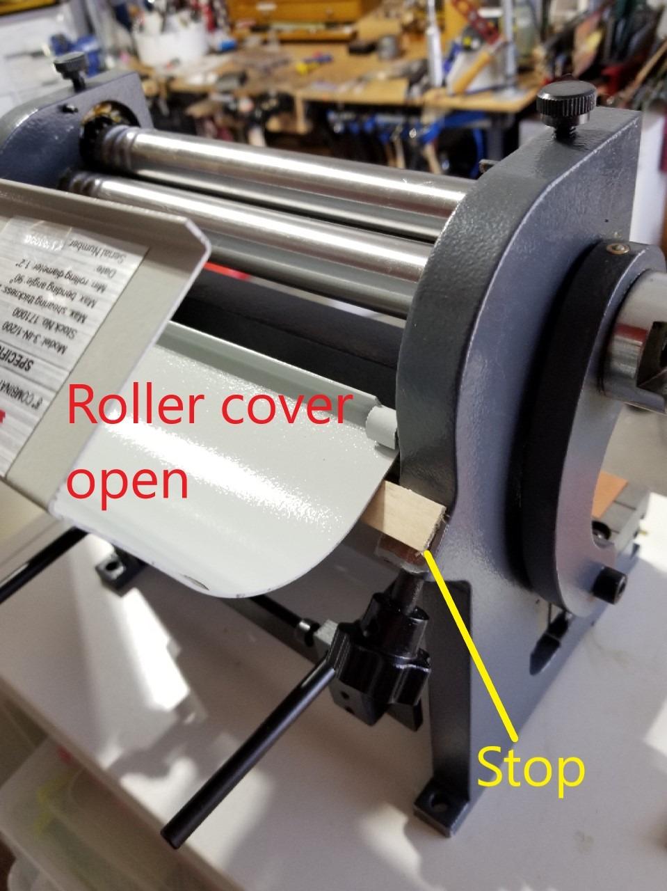 KAKA INDUSTRIAL Metal Brake,8-inch, 3-In-1 Combination Shear Brake Roll Machine,20-Gauge Shear, 90° |Slip Roll Machine for Bending Rolling 3-IN-1/8 customer photo 2