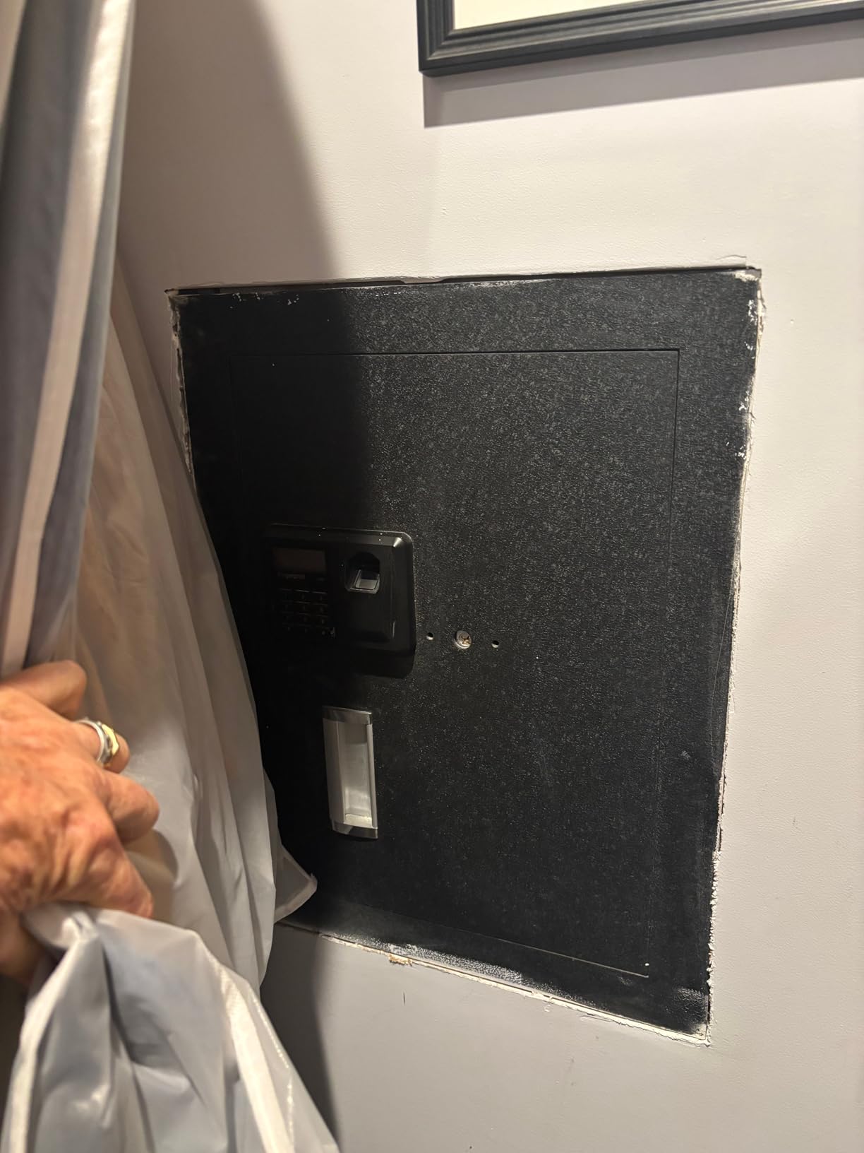 Viking Security Safe VS-52BLX Heavy Duty Hidden in Wall Safe Biometric Fingerprint customer photo 1